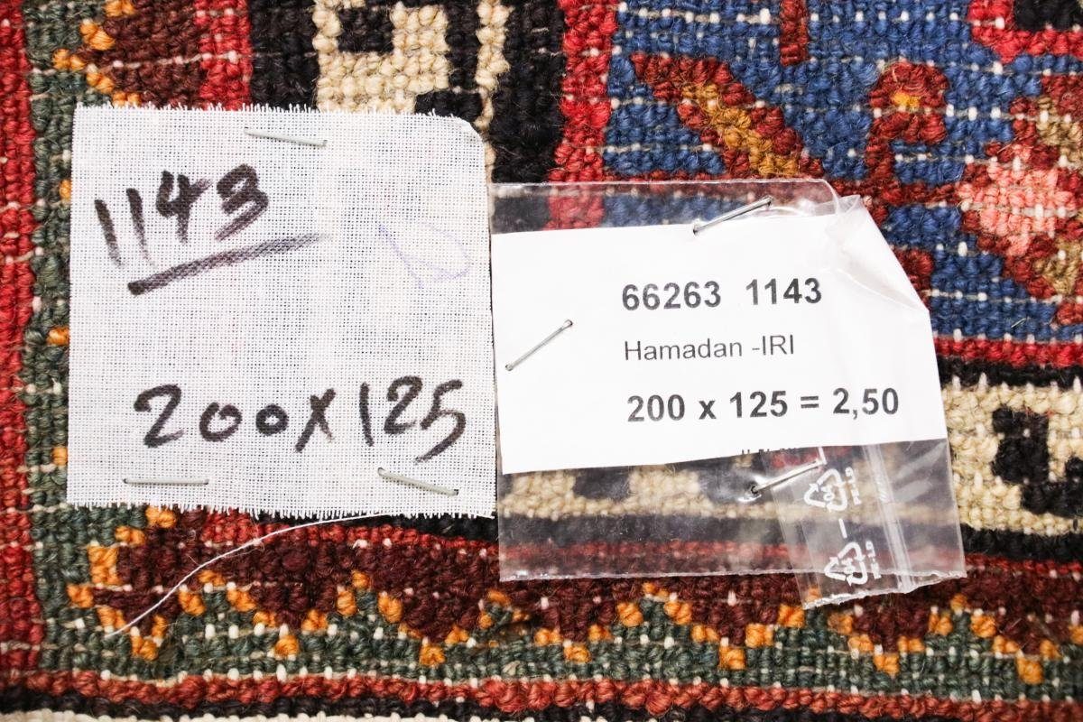 Orientteppich Orientteppich 8 / Nain Perserteppich, Trading, Handgeknüpfter 124x201 mm Höhe: rechteckig, Hamadan
