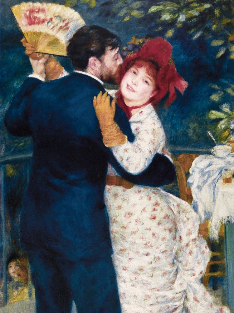 Poster Pierre Auguste Renoir Kunstdruck Bild - Tanz Auf Dem Lande