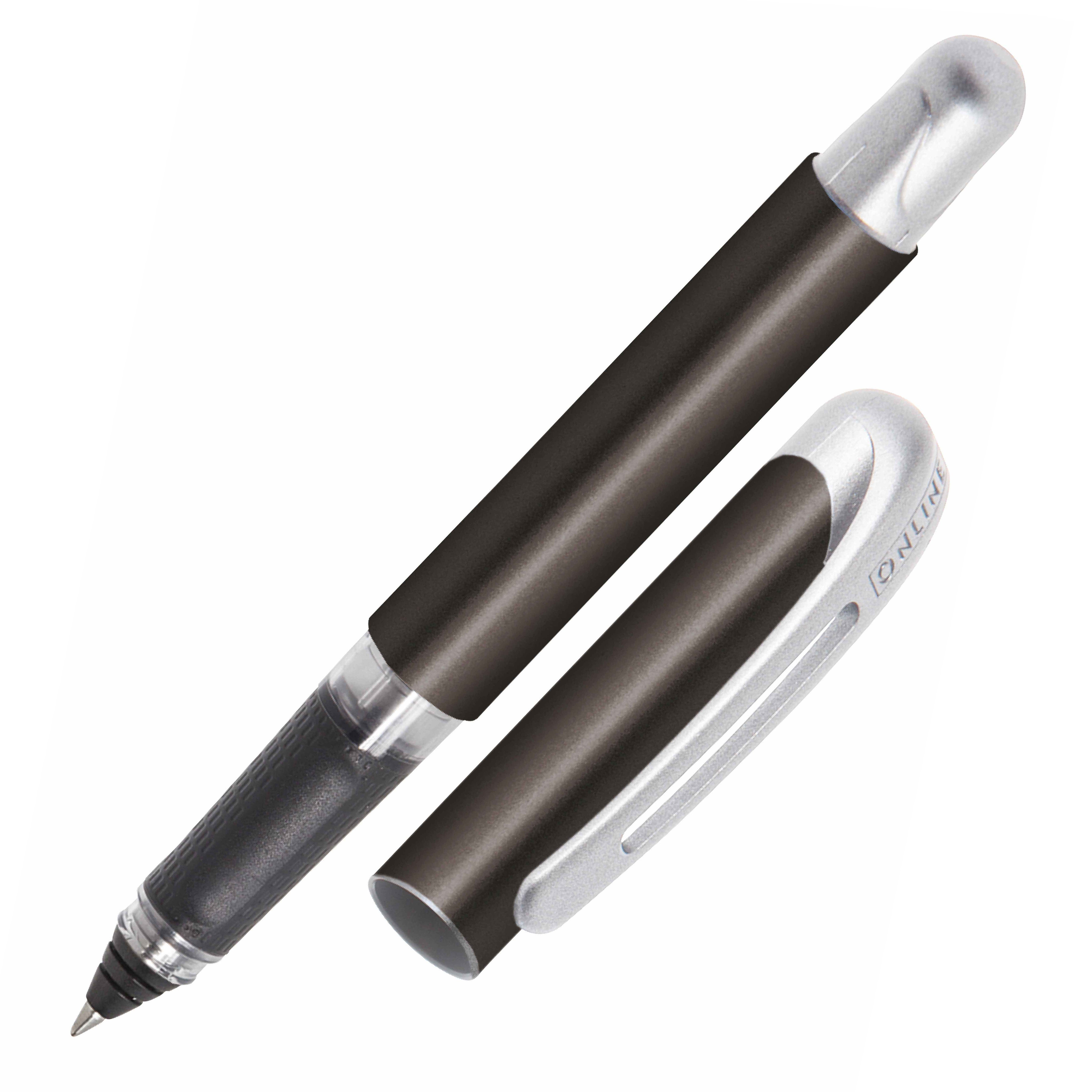 Online Pen Tintenroller Tintenroller Rollerball College Metallic Black