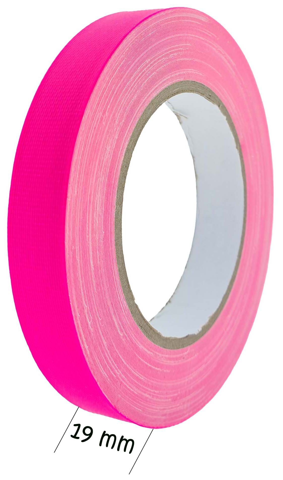 varivendo Klebeband Klebeband 25m Gewebeband neon-pink günstig online kaufen