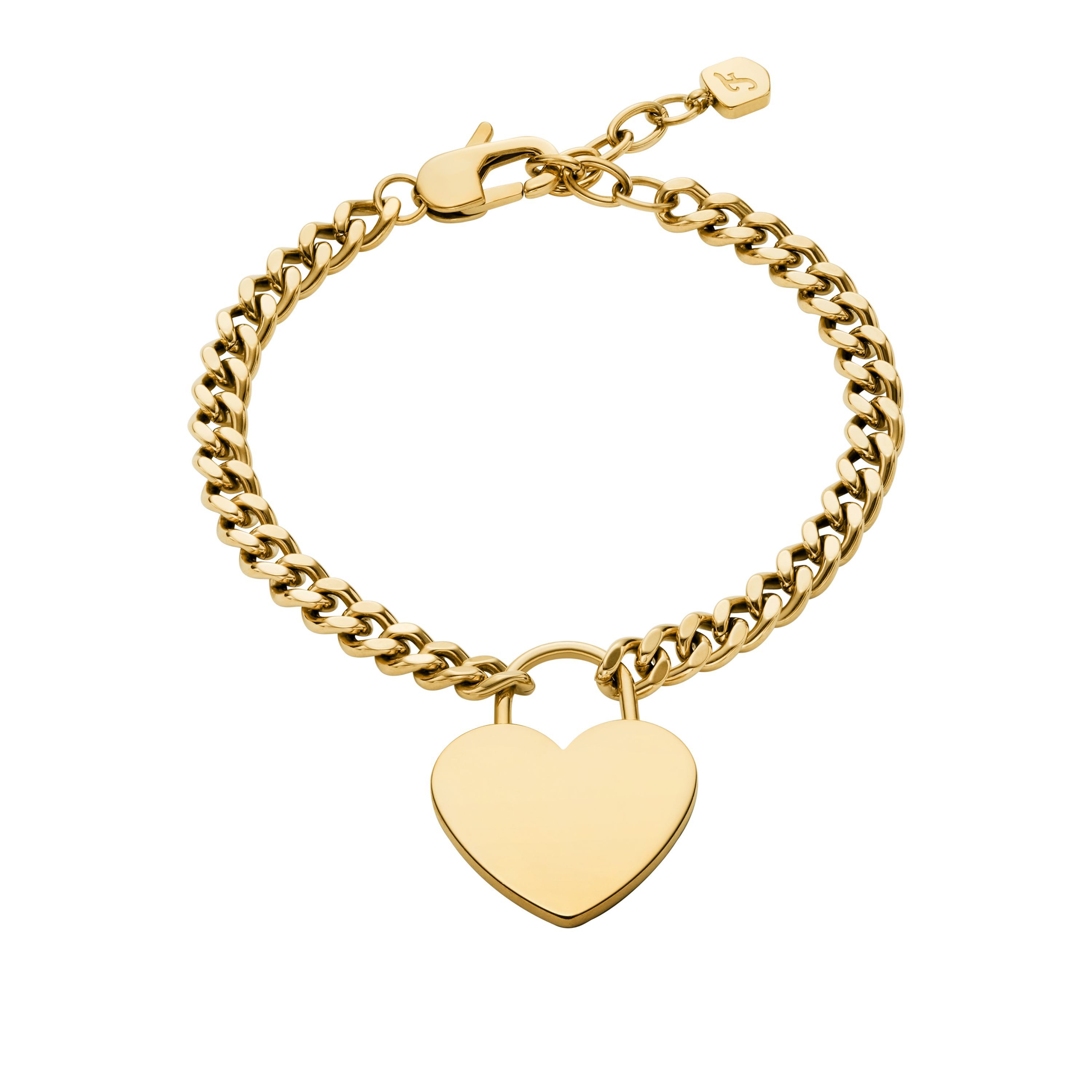 Fossil Armband Schmuck Geschenk Edelstahl SUTTON, Herz
