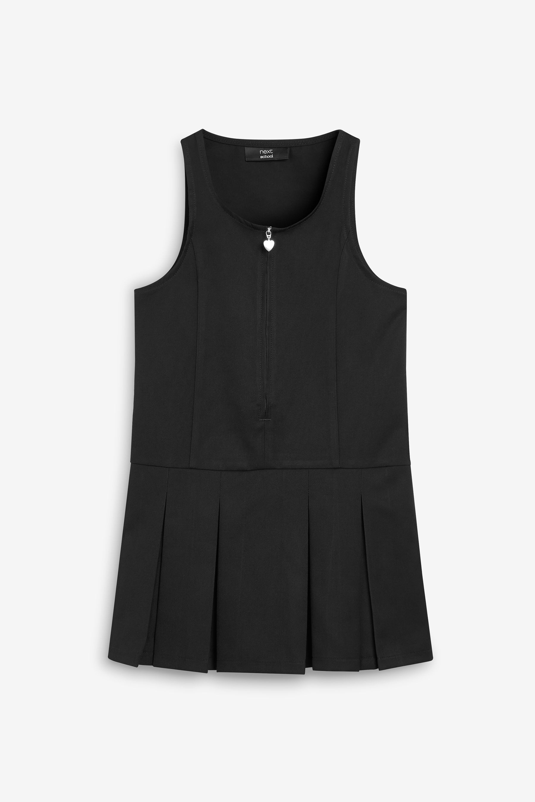 Latzkleid Kleid mit Reißverschluss vorne