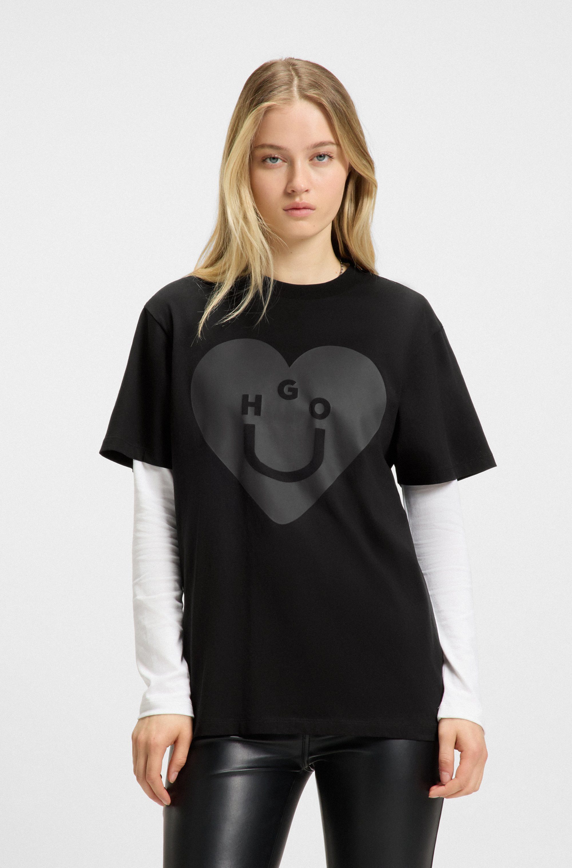 HUGO Blue T-Shirt Vintage Tee in günstig online kaufen