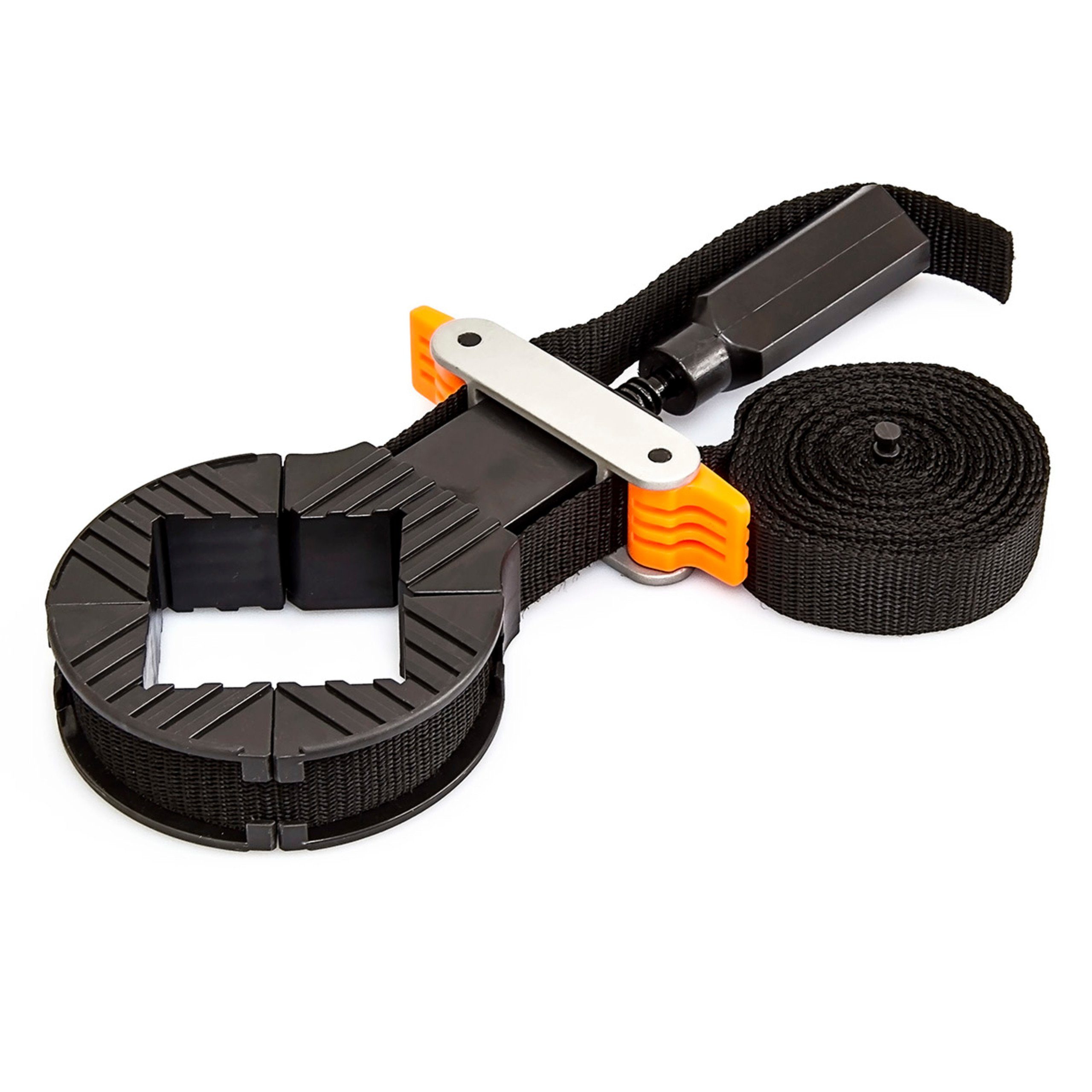 relaxdays Montageklemme Rahmenspanner mit Spannbacken 4m, B: 10 cm, L: 28 cm, (1-tlg) – Bild 4 von 5