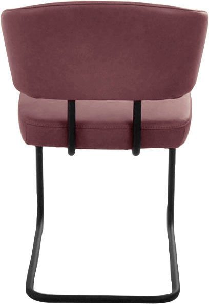 K+W Komfort & Wohnen Freischwinger Mikkado Tube (1 St), abgerundeter Rücken, Rundrohrgestell, Abstandshalter, Sitzkomfort