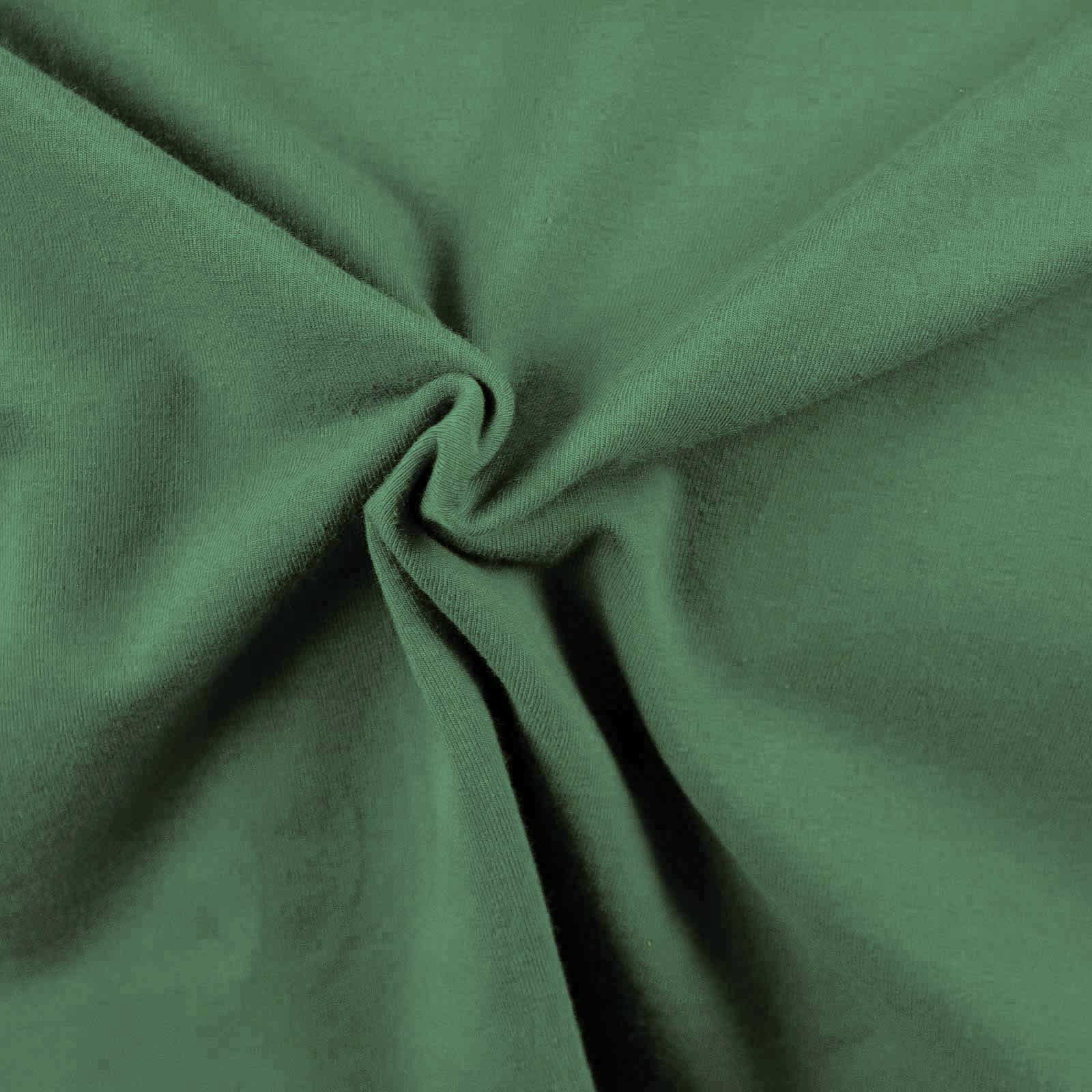 maDDma Stoff 0,5m Meterware Jersey Stoff Uni für Freizeitkleidung ca. 148cm breit, graugrün