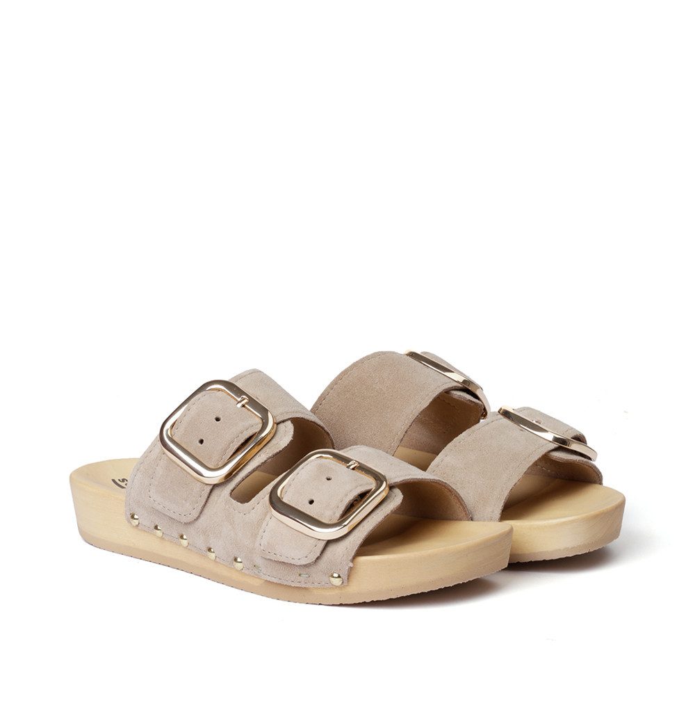 Softclox LENA Kaschmir taupe (natur) Pantolette günstig online kaufen