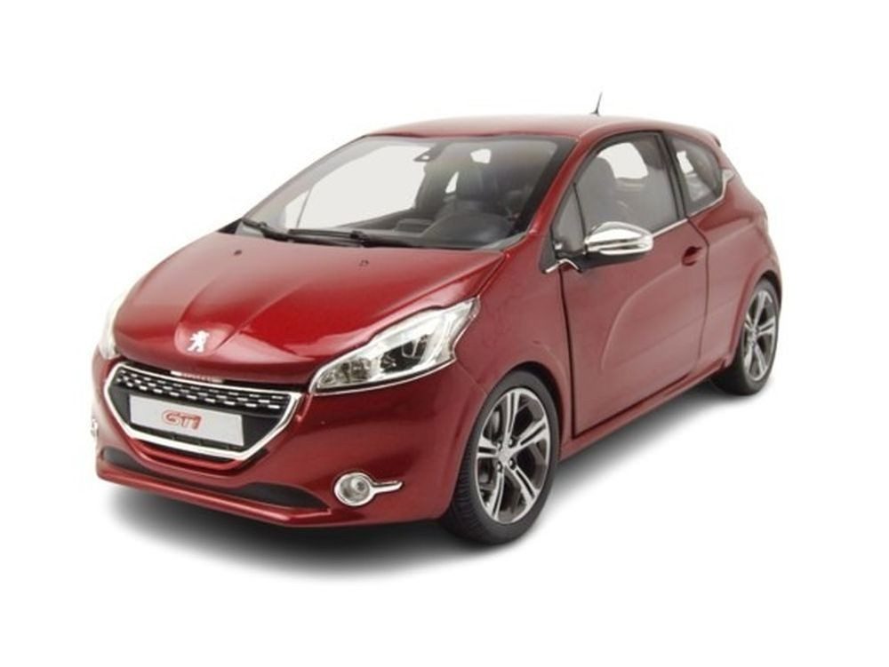 Norev Modellauto Peugeot 208 GTI 2013 rot, Maßstab 1:18