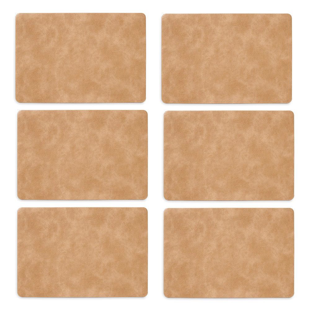 Zeller Present Platzset, (Set, 6-St), Kunstleder, günstig online kaufen