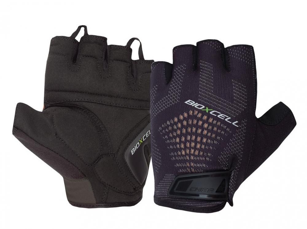 Fahrradjacke Chiba Handschuhe BioXCell Super Fly schwarz Gr L/9