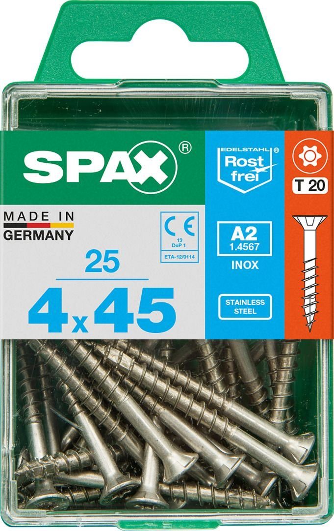 SPAX Holzbauschraube Spax Universalschrauben 4.0 x 45 mm TX 20 - 25