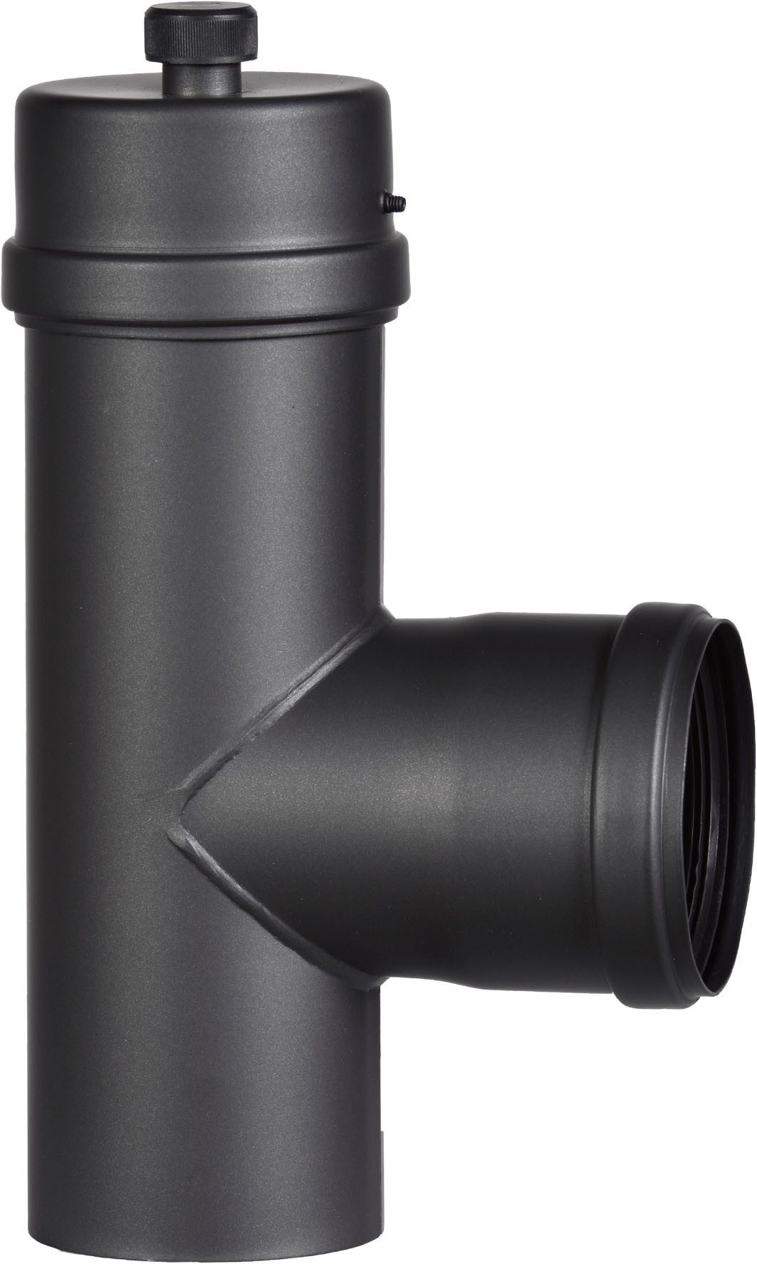 Hanseatic Ofenrohr Pelletofenrohr-Set, schwarz, 80 mm, (7-tlg), 90 ° – Bild 4 von 5
