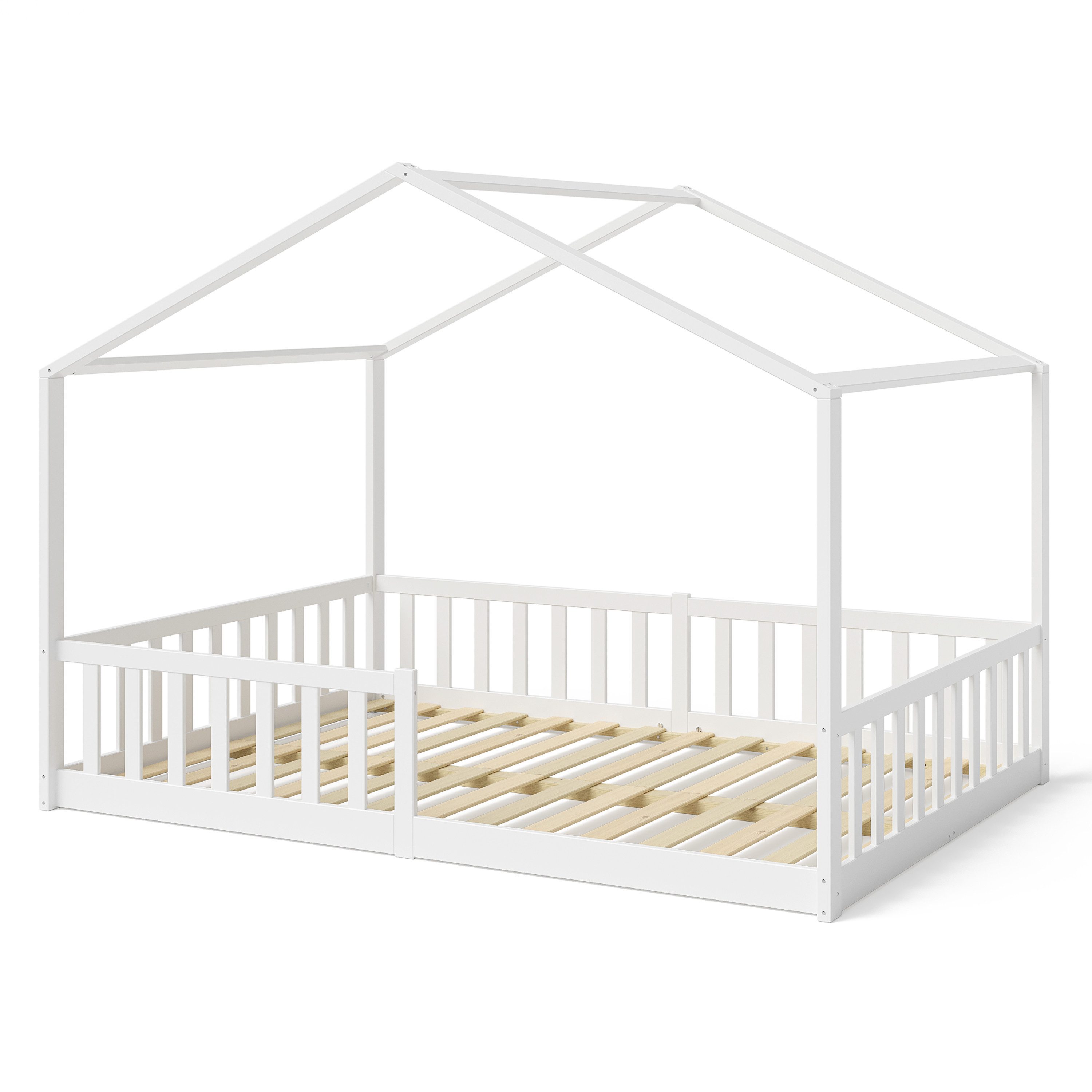 Bellabino Hausbett Bia (weiß, 140x200 cm, günstig online kaufen