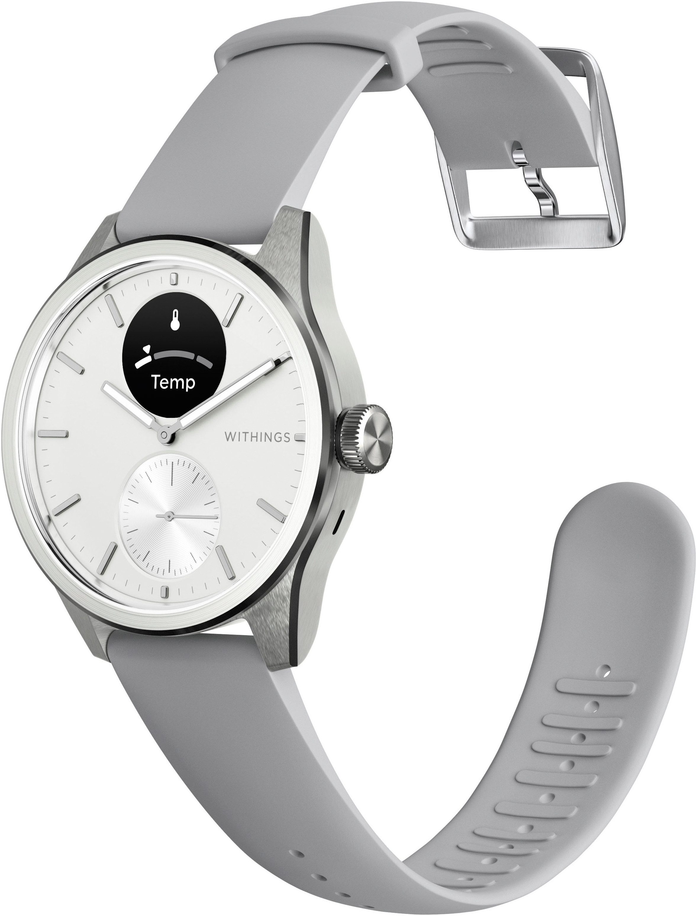ScanWatch 2 42mm, hybrid, Akku bis 30 Tage, 50 M Wasserdicht Smartwatch