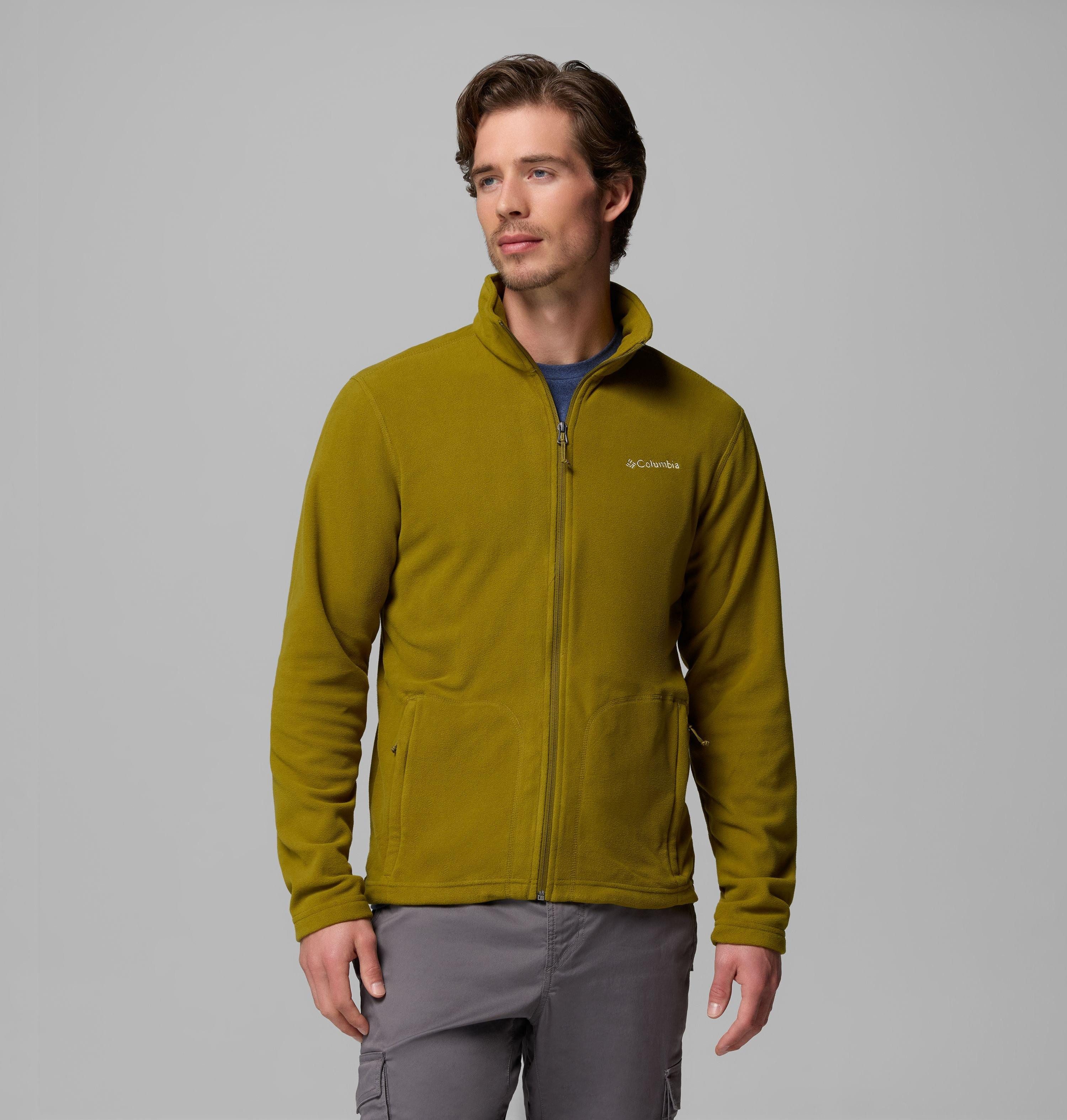 Columbia Fleecejacke Fast Trek Light FZ Fleece mit hochschließendem Kragen, windabweisend, wasserabweisend