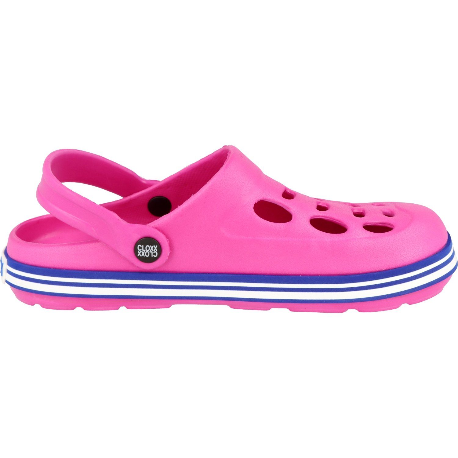 Damen/Mädchen Clogs R88410.33 Schuhe Clog Hausschuhe Pink Pantoletten Cloxx Gummi