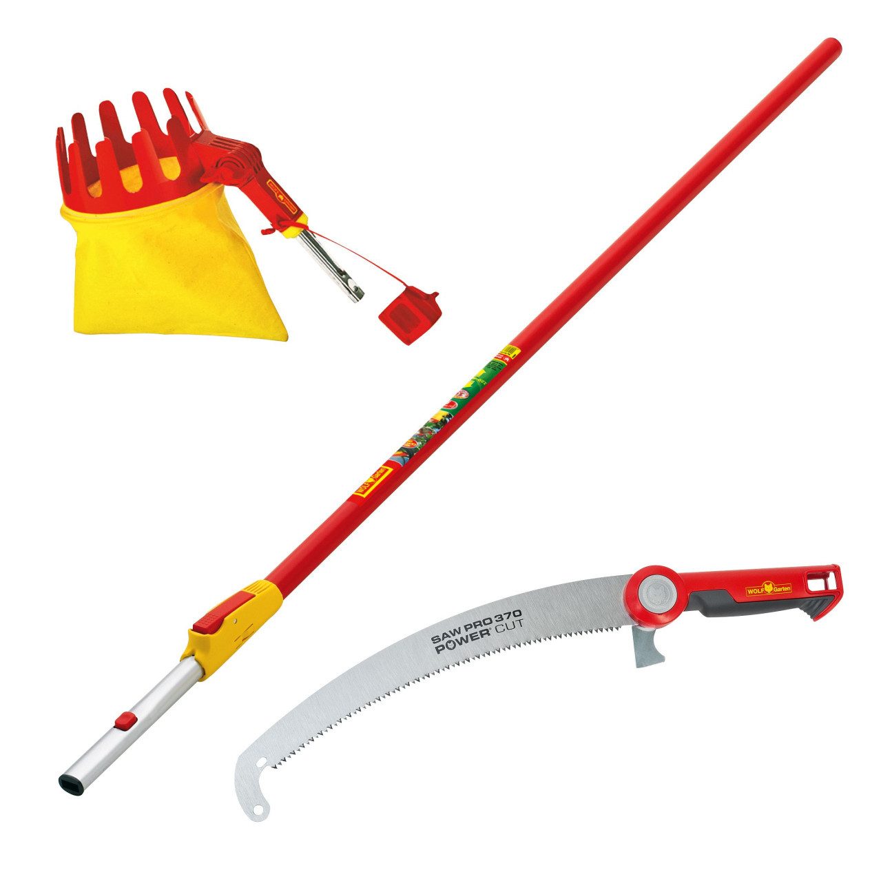 Obstpflücker Wolf Garten Baumpflege-Set ZM-V4/PCS PRO 370/RG-M