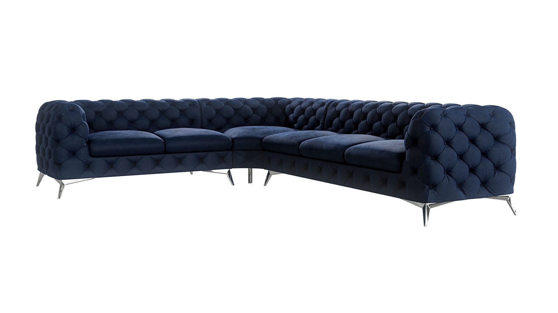 S-Style Möbel Ecksofa Kalina, Chesterfield mit günstig online kaufen