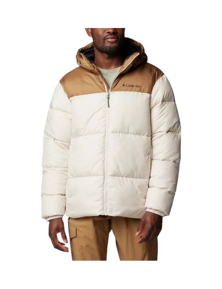 Columbia Winterjacke Puffect II Hooded (Thermarator Isolierung, wasserdicht) beige/braun