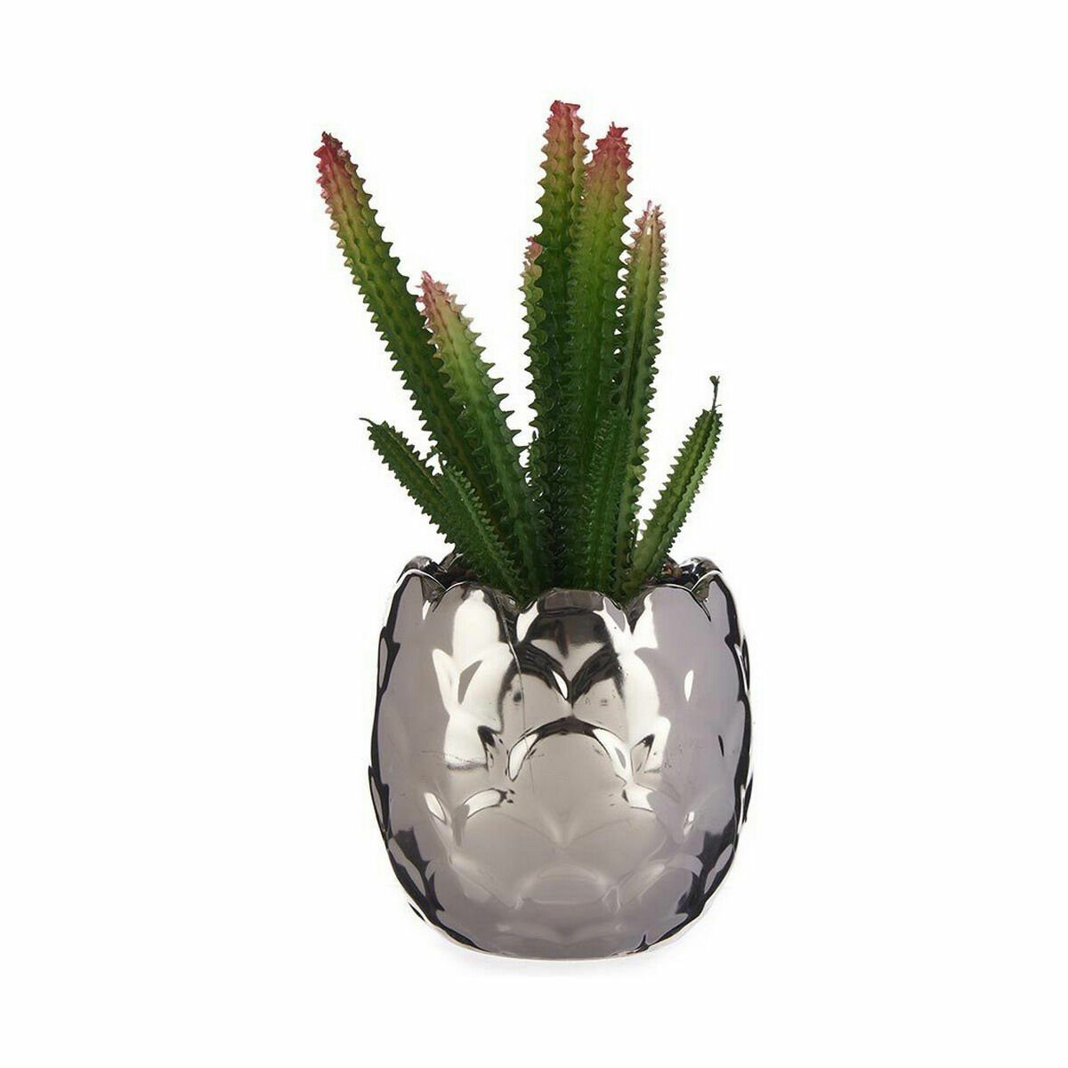 Künstliche Zimmerpflanze Kunststoff Ibergarden, 20 aus Keramik Höhe cm cm 10 6 x Kaktus 21 Stü, x 10 Dekorationspflanze