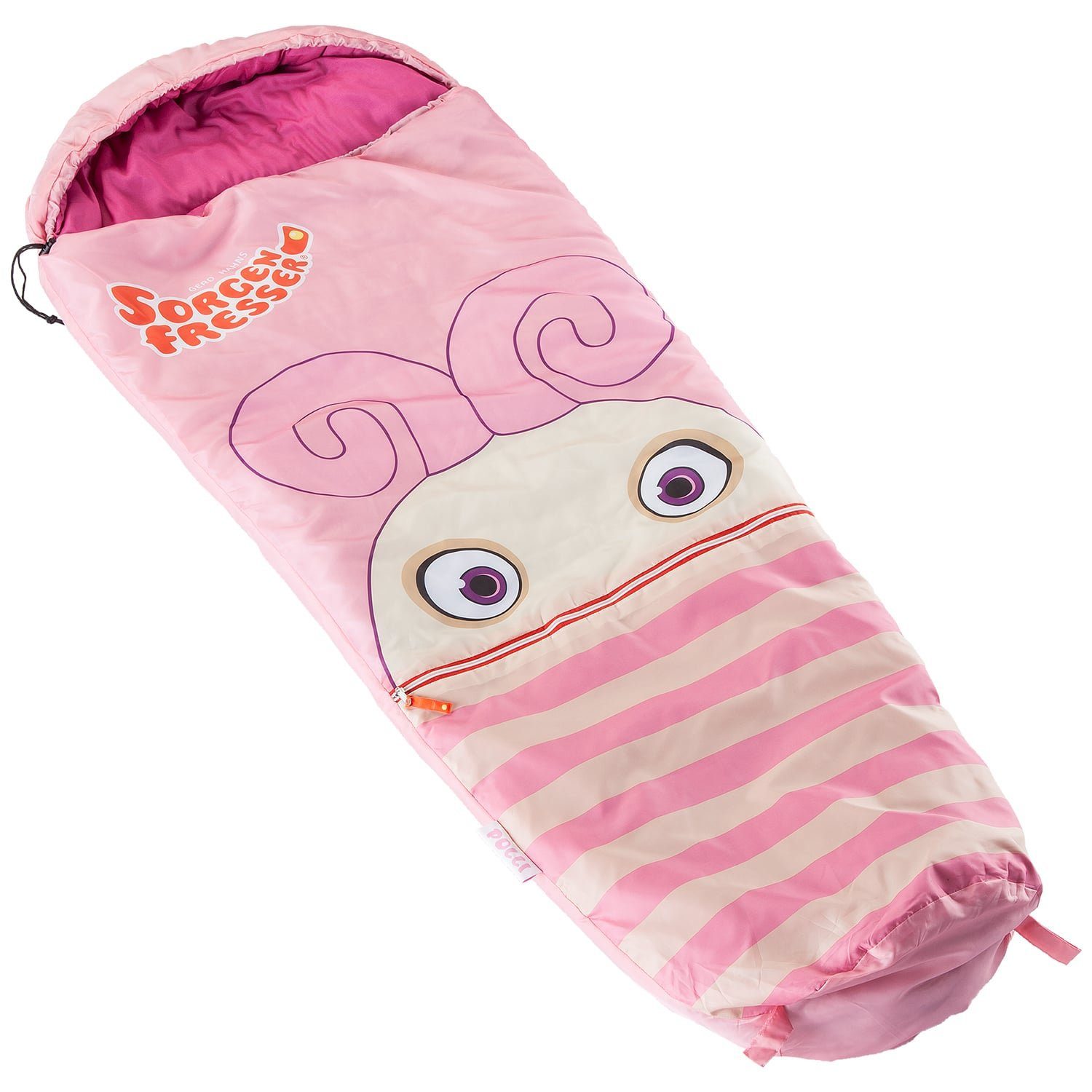 Skandika Kinderschlafsack Sorgenfresser Polli, Mumienschlafsack für günstig online kaufen