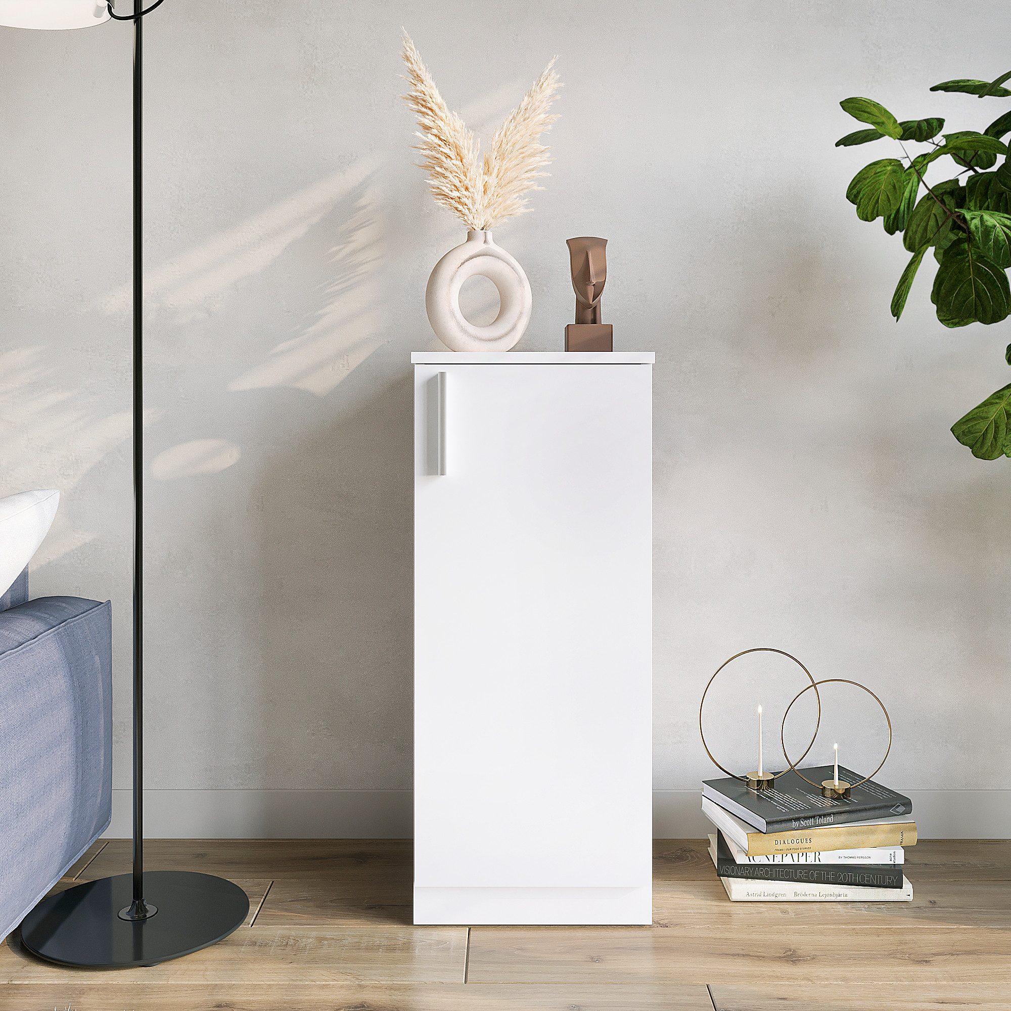 KOMTO Nachttisch Beistellschrank Schmal CABI 35 günstig online kaufen