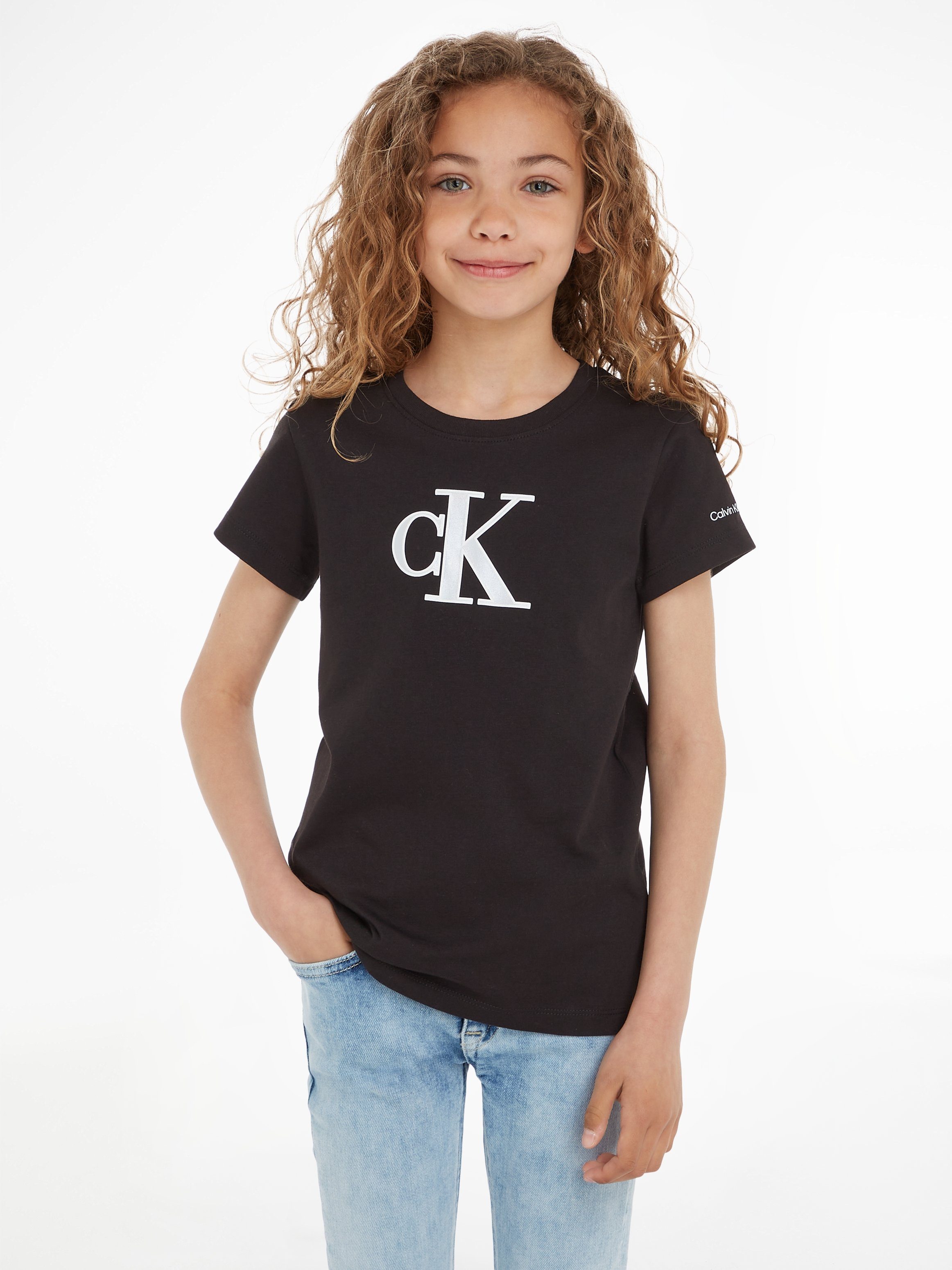 SLIM MONOGRAM METALLIC Calvin Jeans T-Shirt Klein T-SHIRT