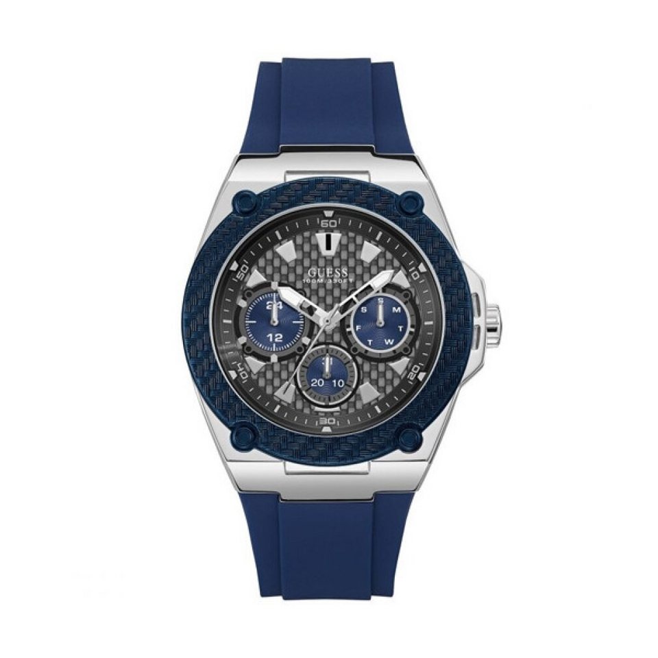 Guess Luxusuhr Guess Legacy W1049G1 Herrenuhr, Gehäusematerial: Edelstahl  Silber