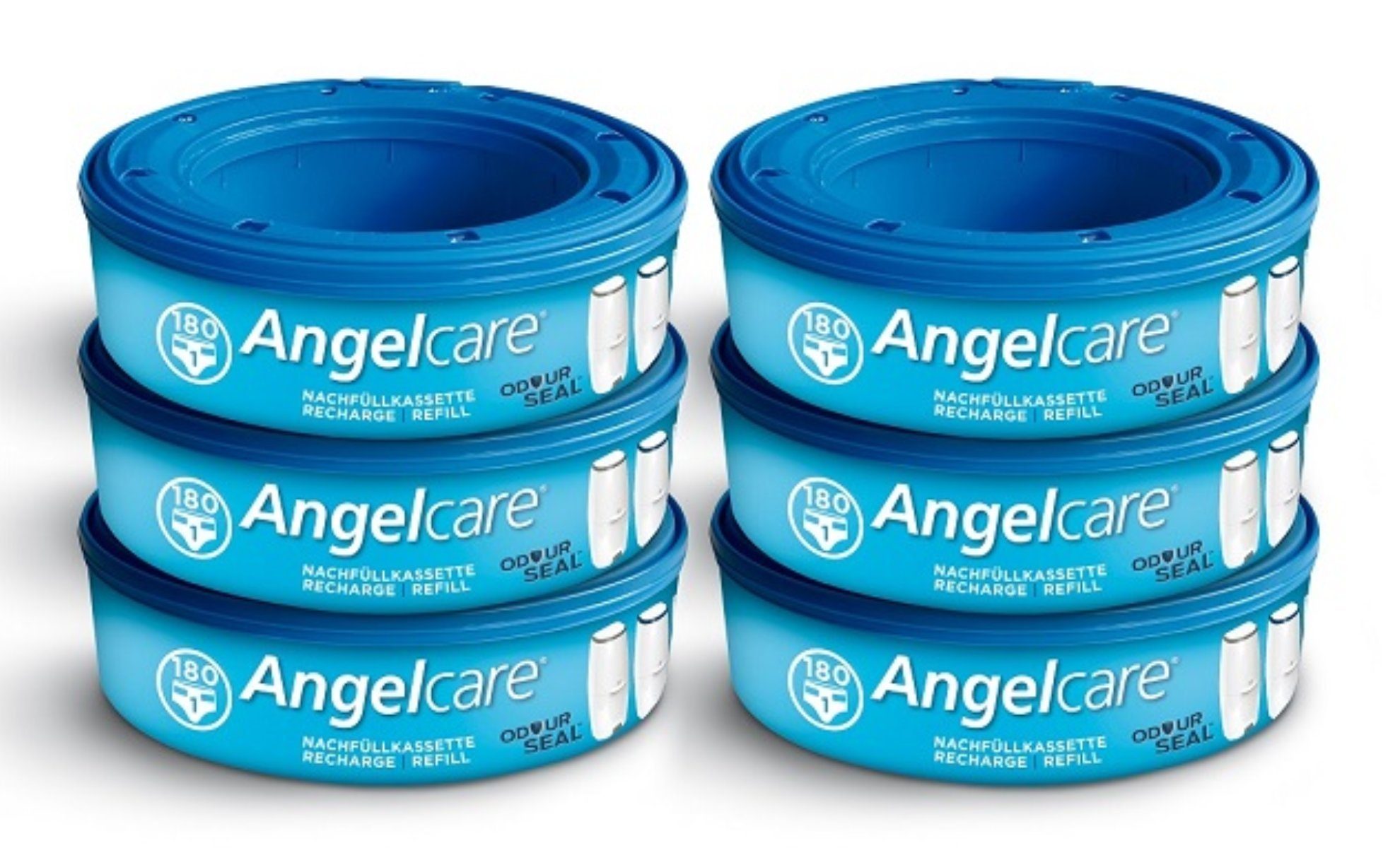 Angelcare® Windeleimer Windeleimer Nachfüllpack Plus 6er Pack