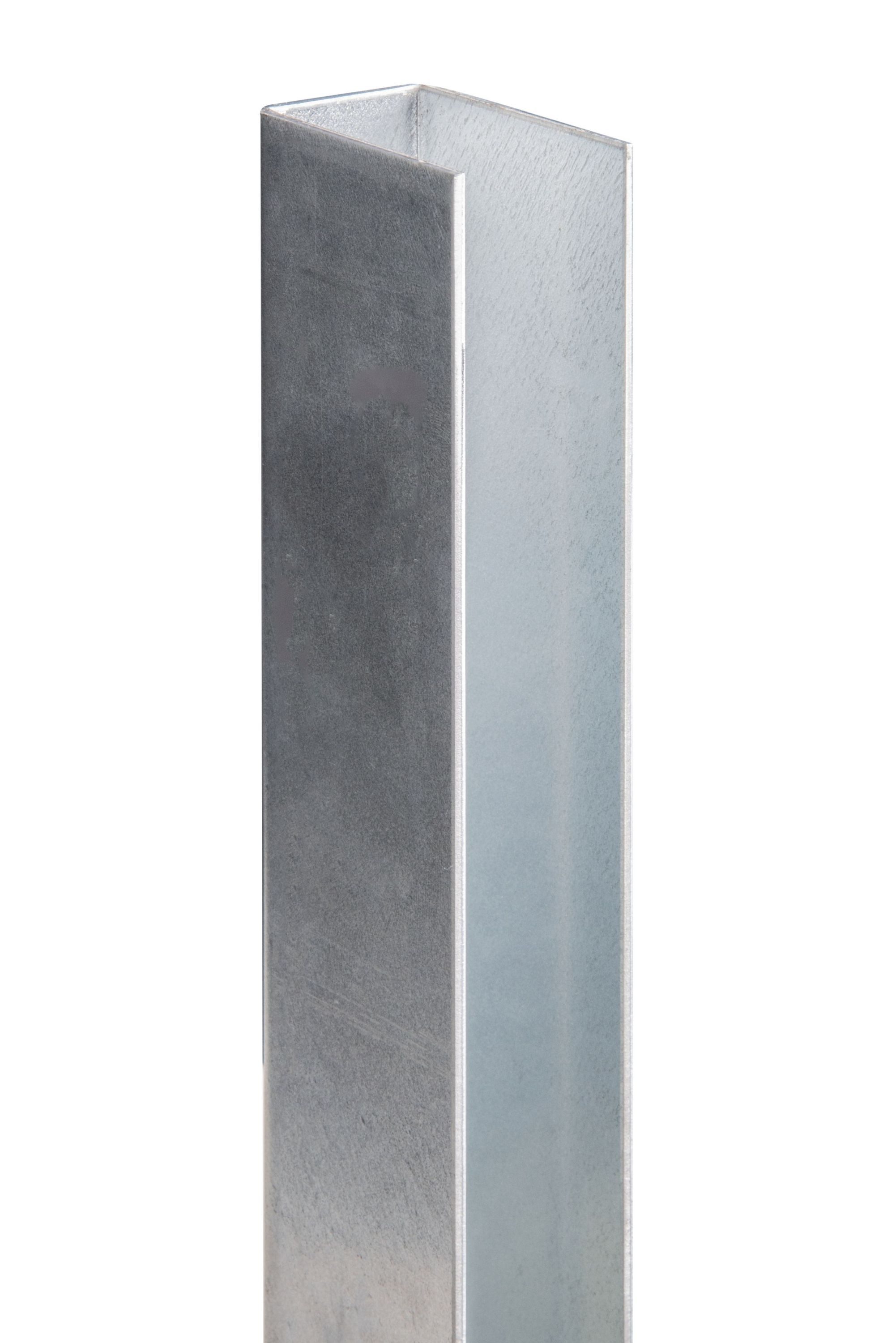 Alberts Zaun Alberts 611743 Pfostenverstärkung "Arnold", sendzimirverzinkt, für Zau, Alberts Pf-Verstärkung Arnold f60x40vz1250x55x35
