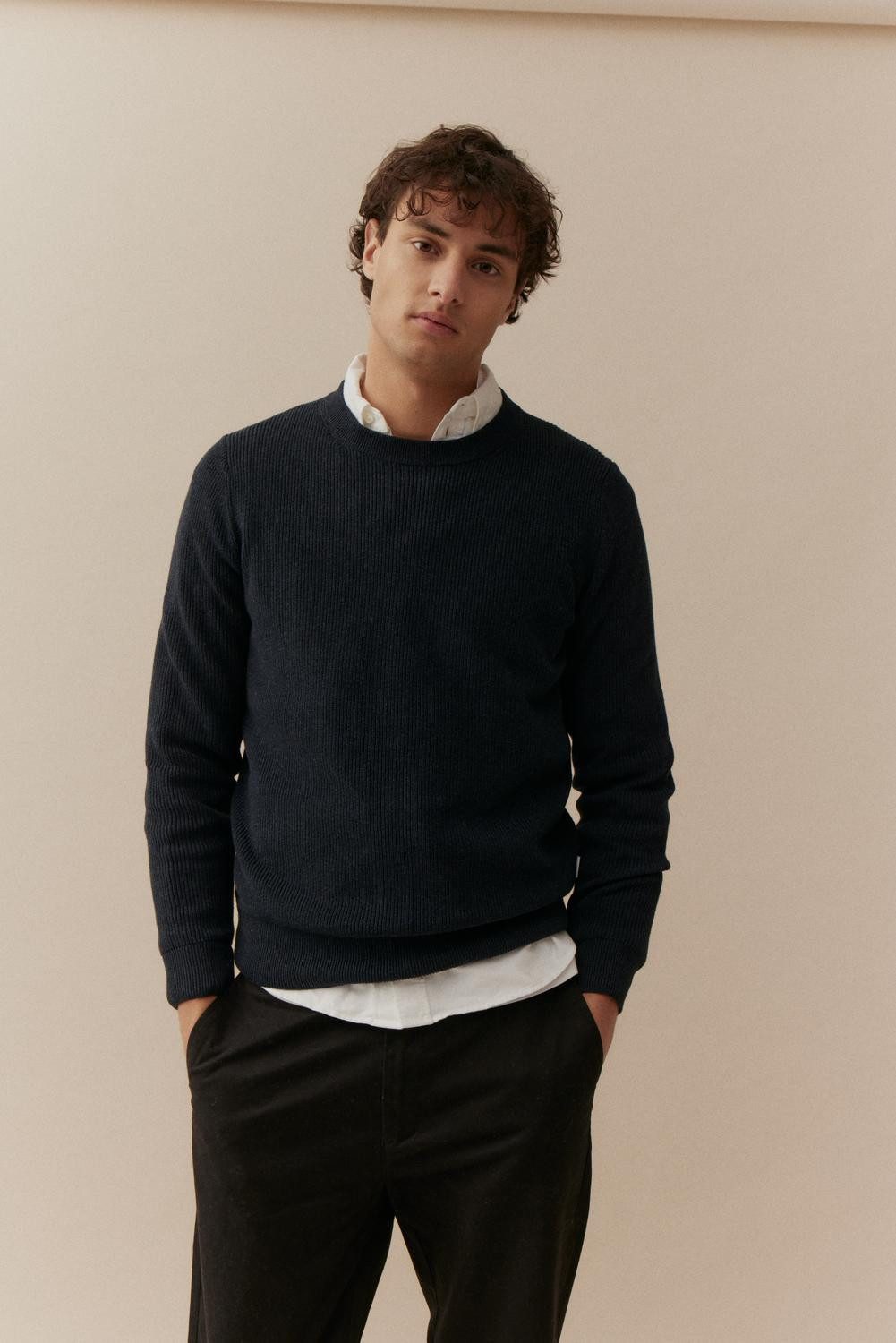 Strickpullover Rundhals Pullover