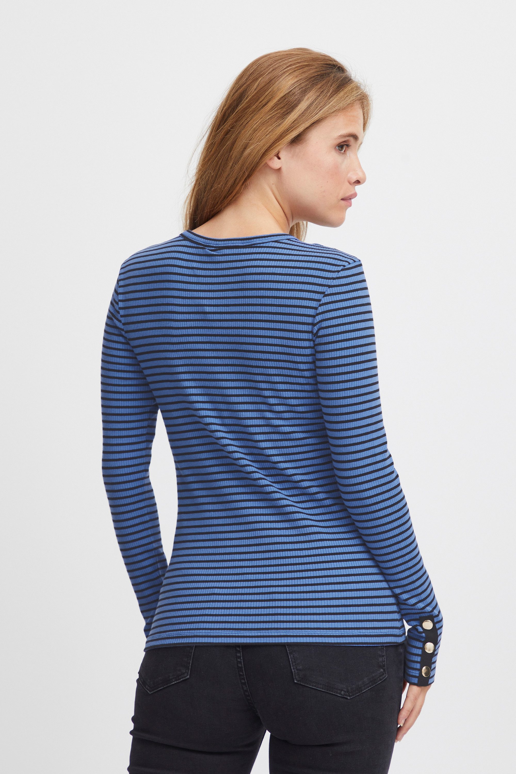 Pulz Jeans Langarmbluse Langarm-Shirt PZHAVANA