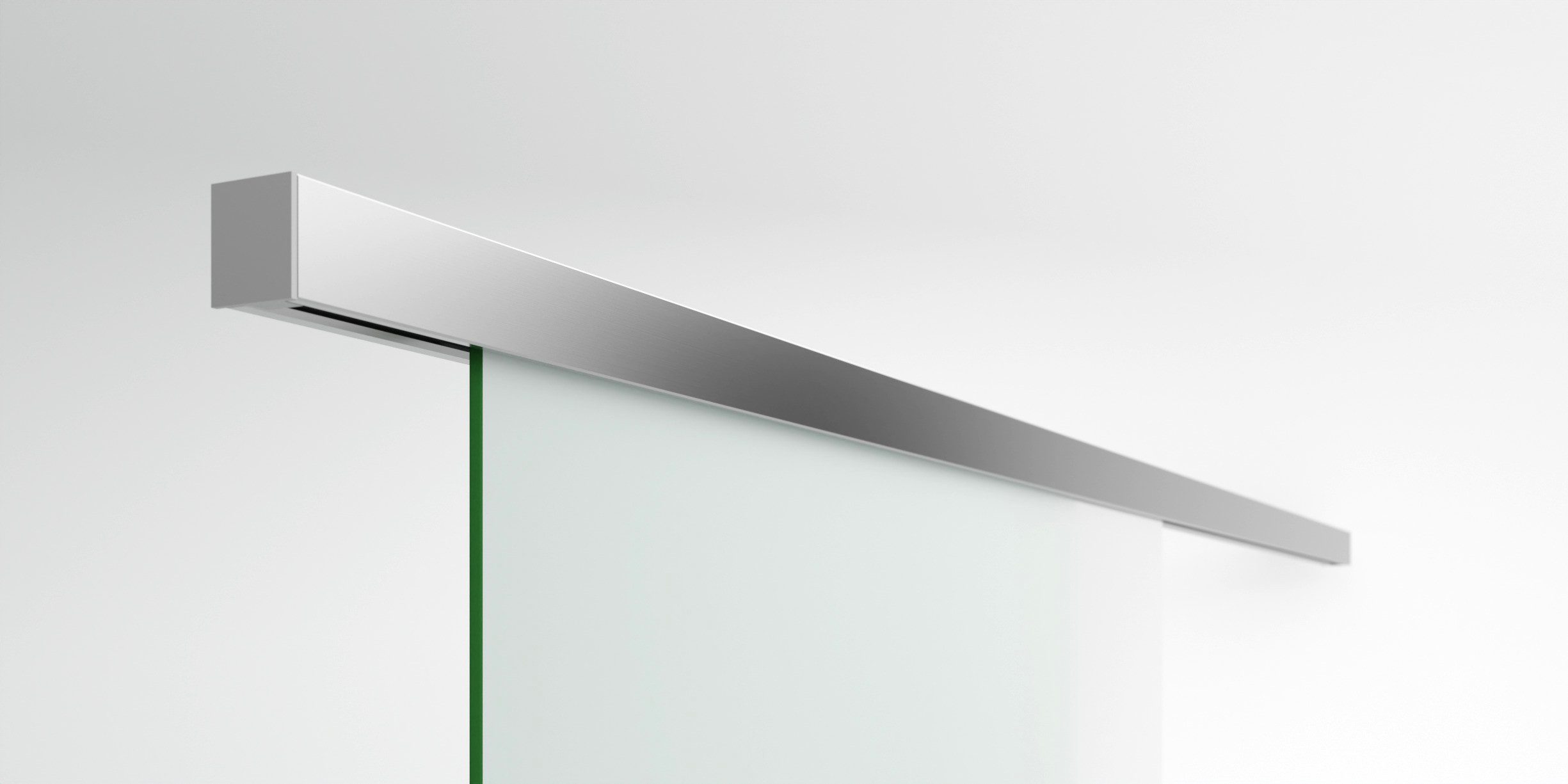 AMOD Glasschiebetür M2+DPL (SlimLine), mit Griffmuschel (beidseitig) und SoftStop (beidseitig) – Bild 3 von 5