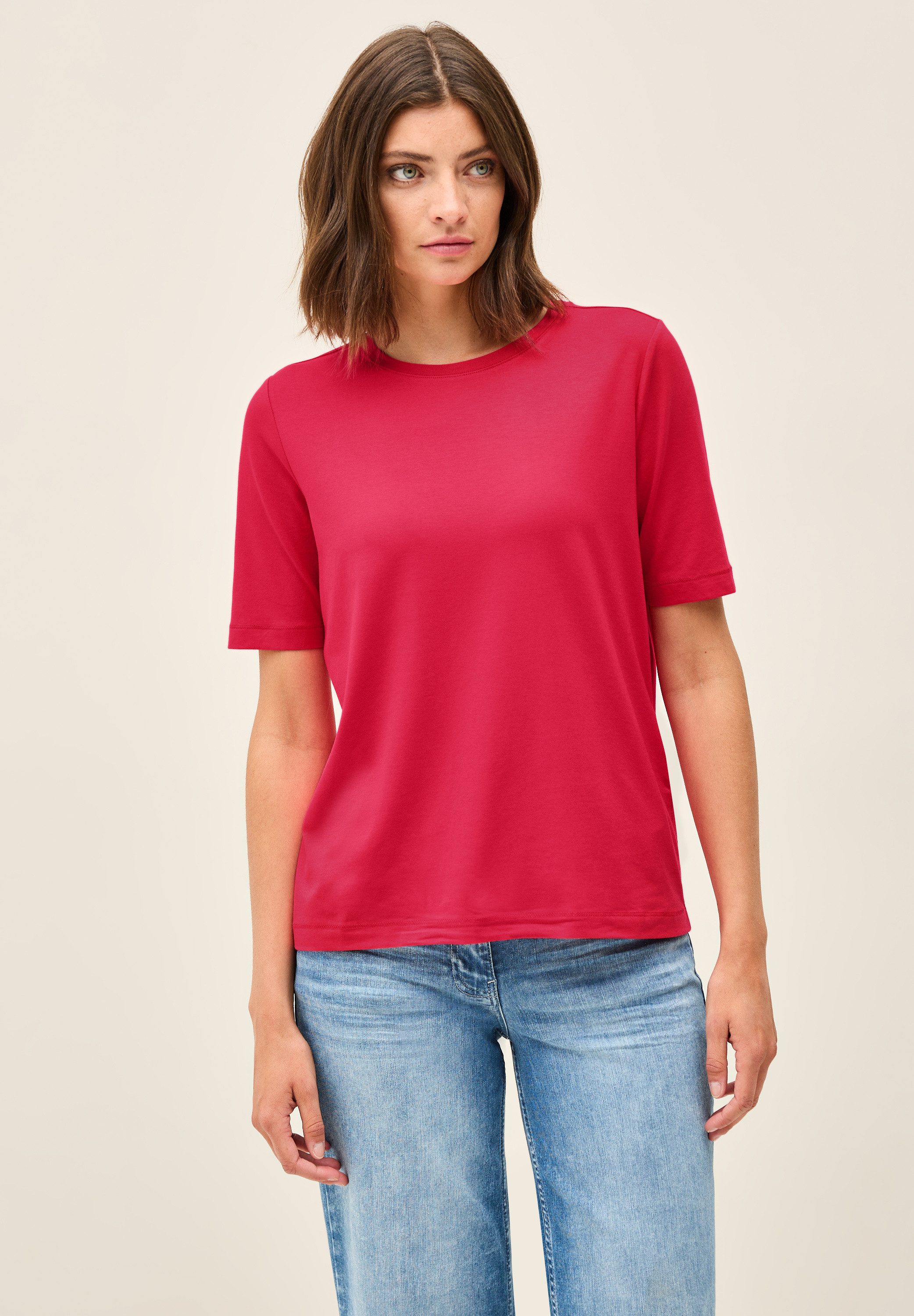 CECIL T-Shirt im soften Baumwoll-Mix