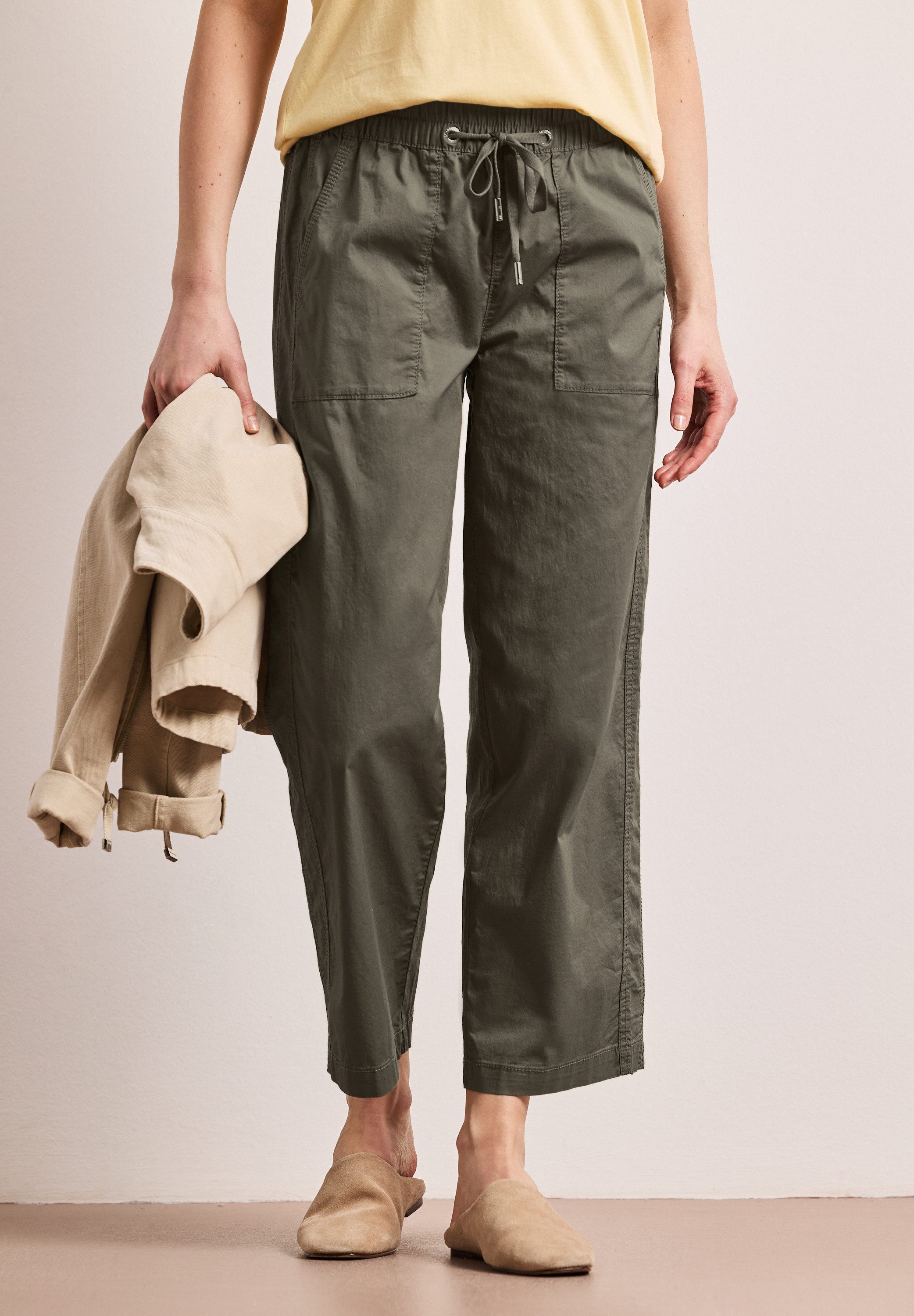 STREET ONE Stoffhose Middle Waist