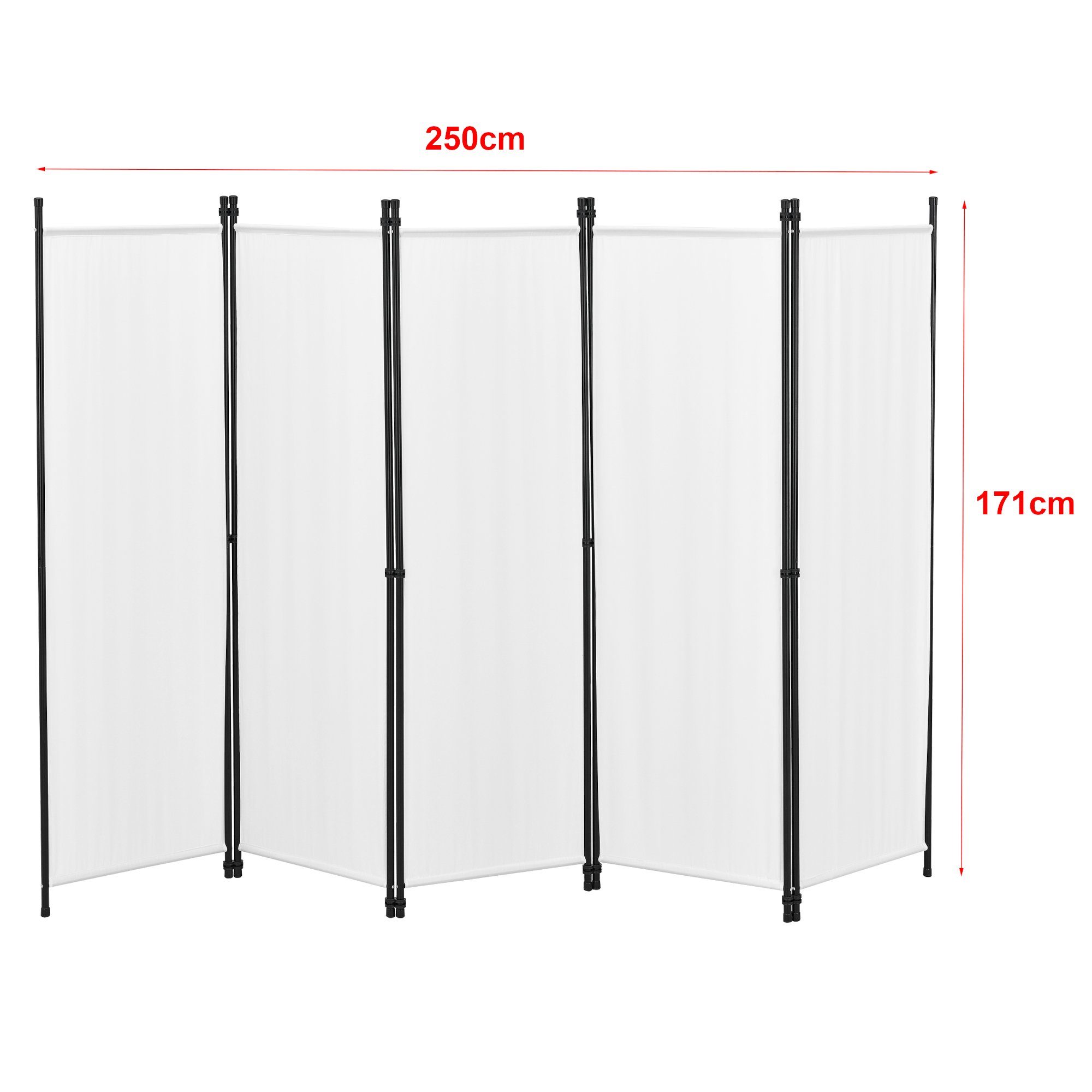 en.casa Paravent, »Huesca« Spanische Wand 5-teilig günstig online kaufen