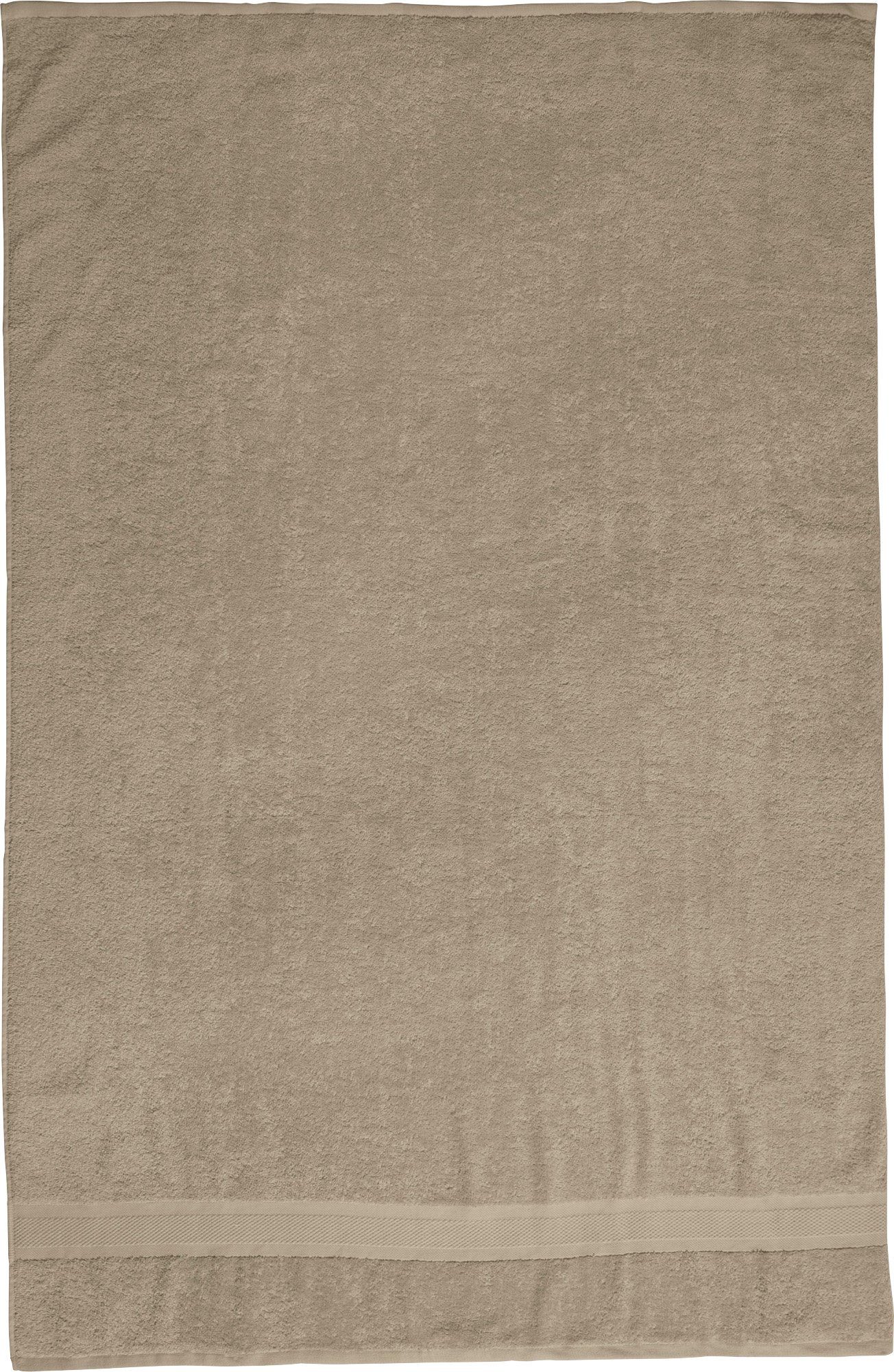 REDBEST Badetuch Badetuch "Chicago", Frottier (1-St), Walk-Frottier Uni taupe