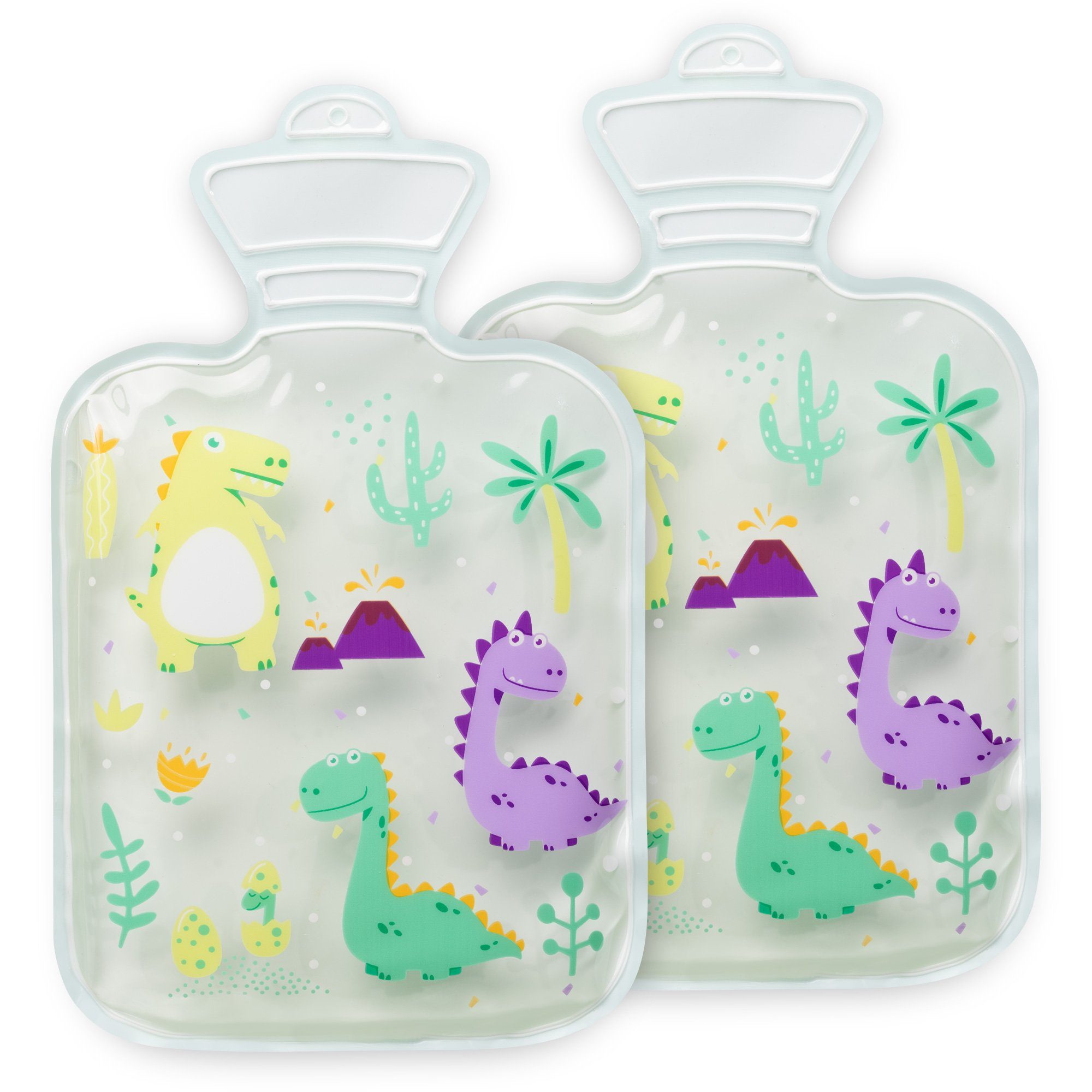 Wärmepad Kinder Kühlkissen Wärmekissen 2 teilig - 2x Dinosaurier