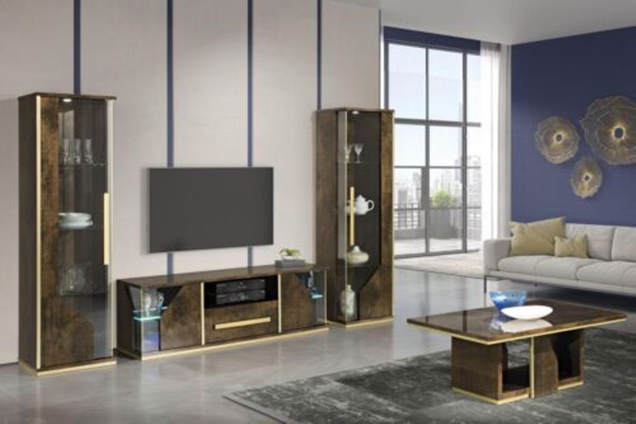 Tisch Sideboard JVmoebel Luxus Wohnzimmer Design Schrank Holz tv rtv Lowboard TV-Schrank