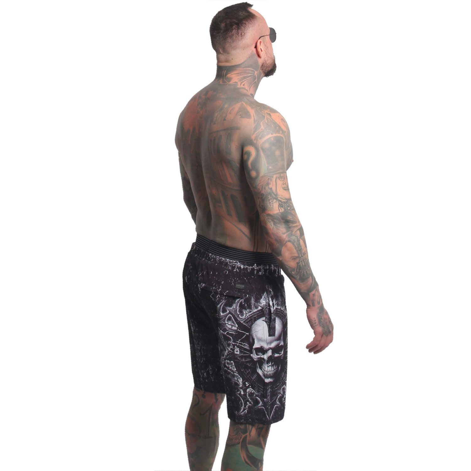 YAKUZA Boardshorts Ahole mit Doppelbund