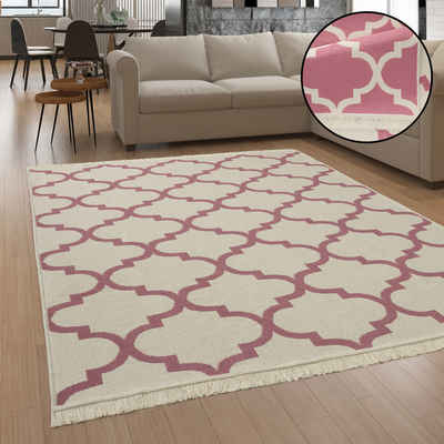 Teppich Wohnzimmer Orientalisches Muster Waschbar Teppich, Paco Home, Rechteckig, Höhe: 4 mm