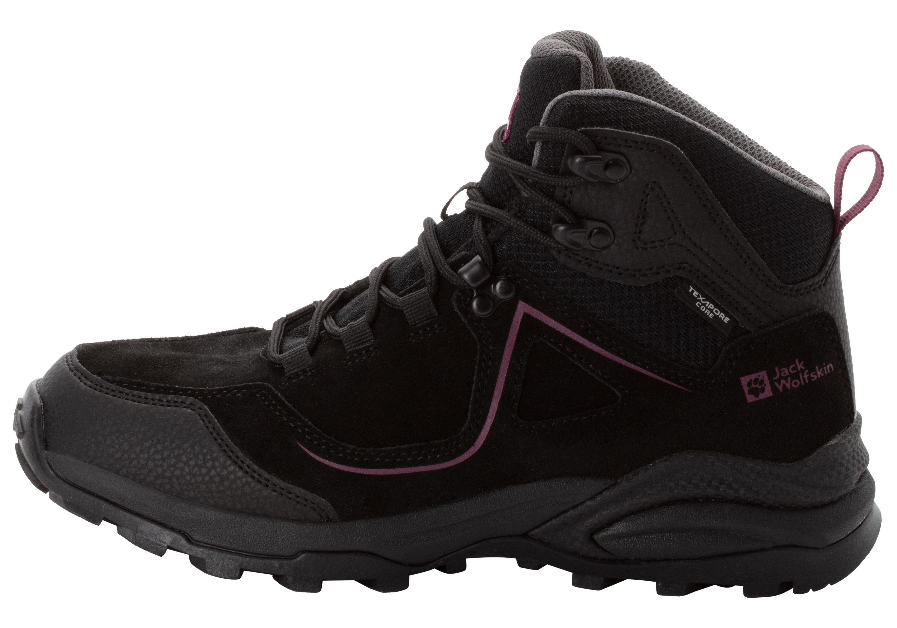 Jack Wolfskin SUNSET HIKE TEXAPORE MID W Wanderschuh Wasserdicht, Trekkings günstig online kaufen