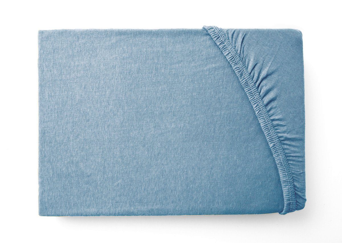 Hometex Premium Textiles Spannbettlaken Jersey Spannbettlaken 100% Baumwolle, Jersey, Gummizug: Rundumgummizug, Premium-Jersey Matratzenhöhe bis 23 cm – Bild 3 von 5