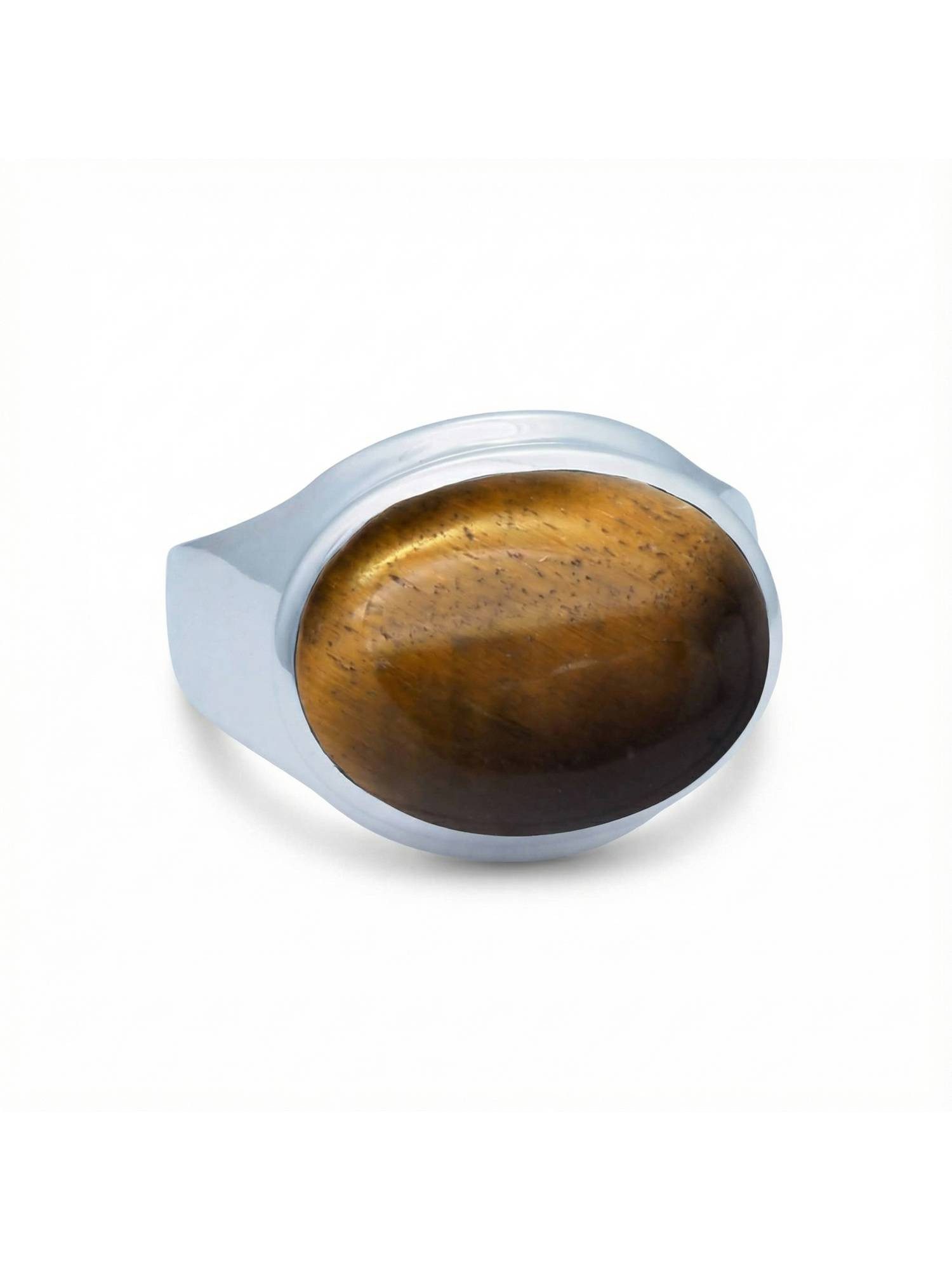Silberring URGAMAL aus 925 Silber mit Tigerauge