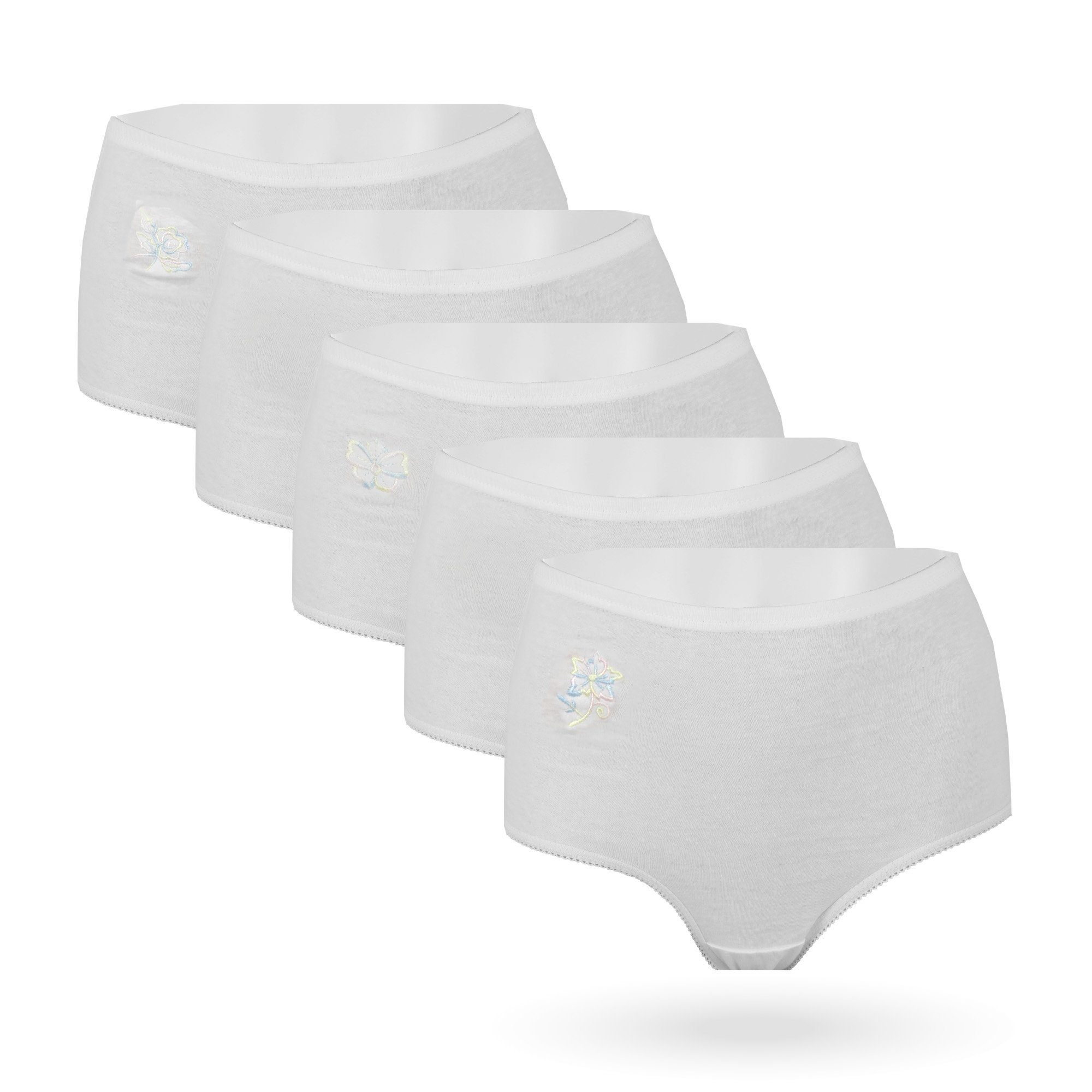 Hüftslip Taillenslip uni/bestickt