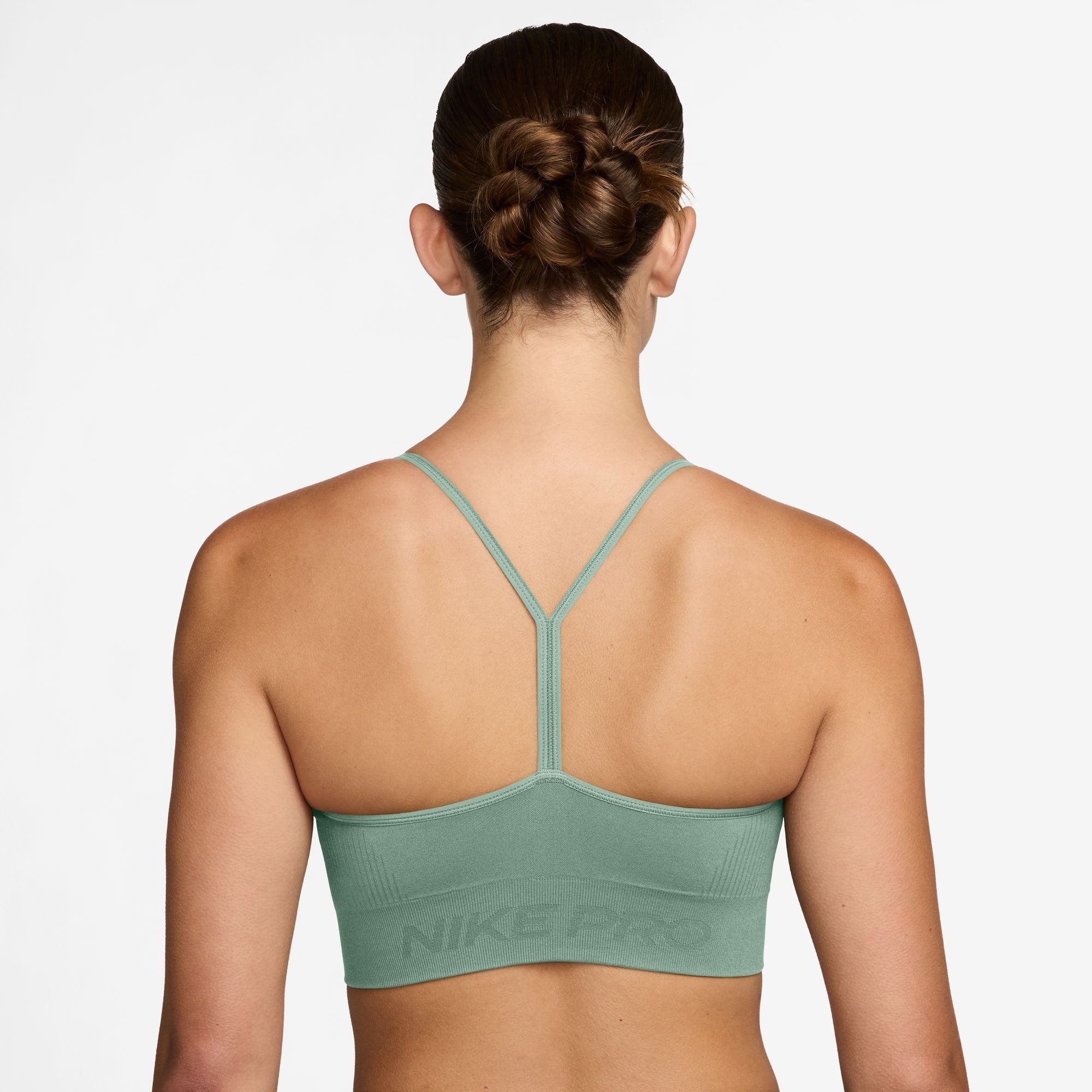 Nike Tanktop W NP DF SMLS LS BRA mit Spaghettiträgern, mit herausnehmbaren Polstern