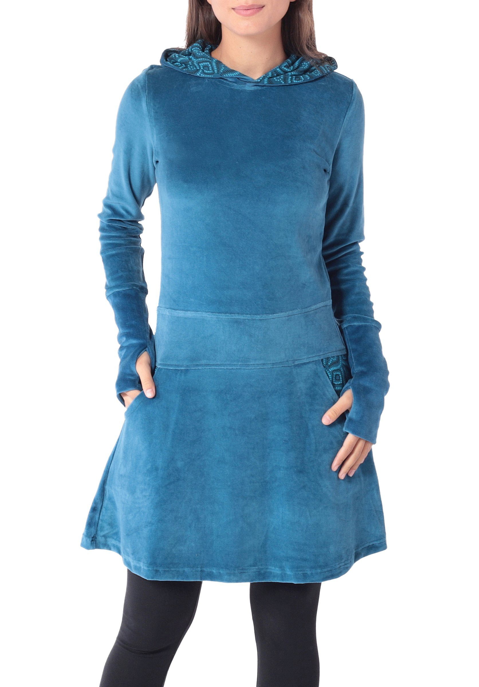 PUREWONDER Samtkleid Kleid aus Samt mit günstig online kaufen
