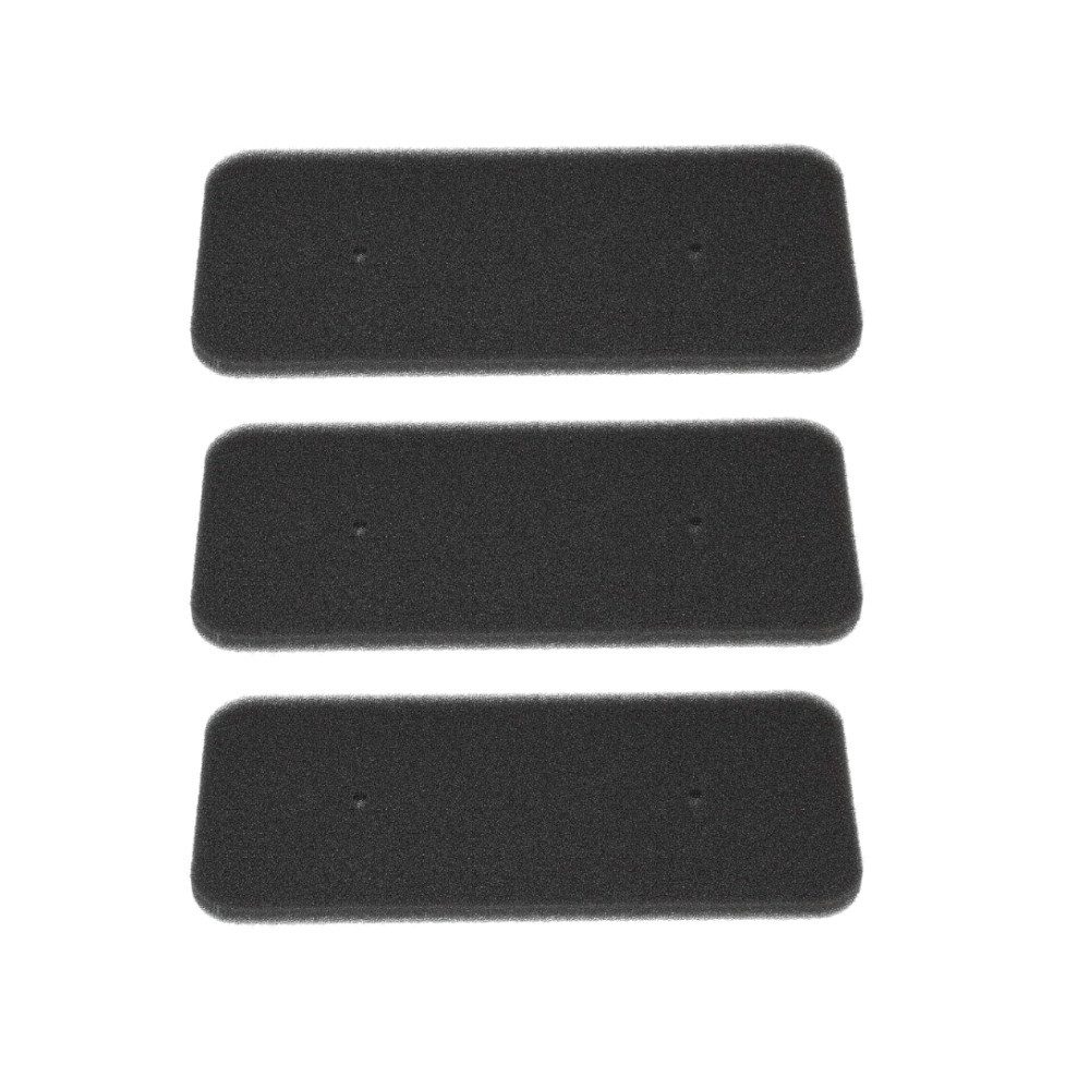 Trade-Shop Ersatzfilter 3x passend für Hoover HLH8A2DE-84 HLH8A2DE-S HLH9A2DE-S LLHD813A2X, Zubehör für Hoover / Candy 40006731, Schaumfilter / Schwammfilter / Schaumstofffilter / Sockelfilter