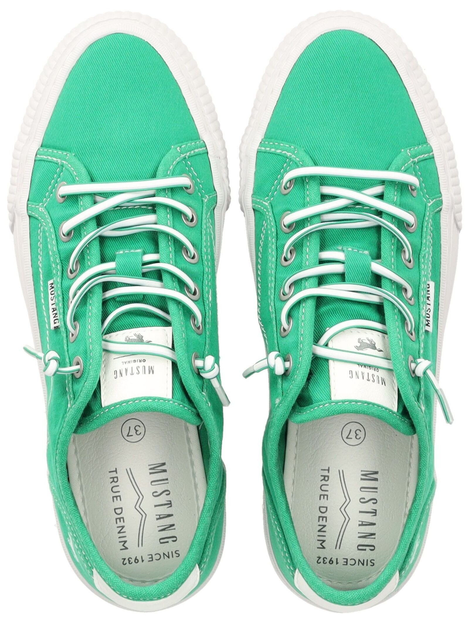 MUSTANG Sneaker Lederimitat/Textil . Sneaker (1-tlg)