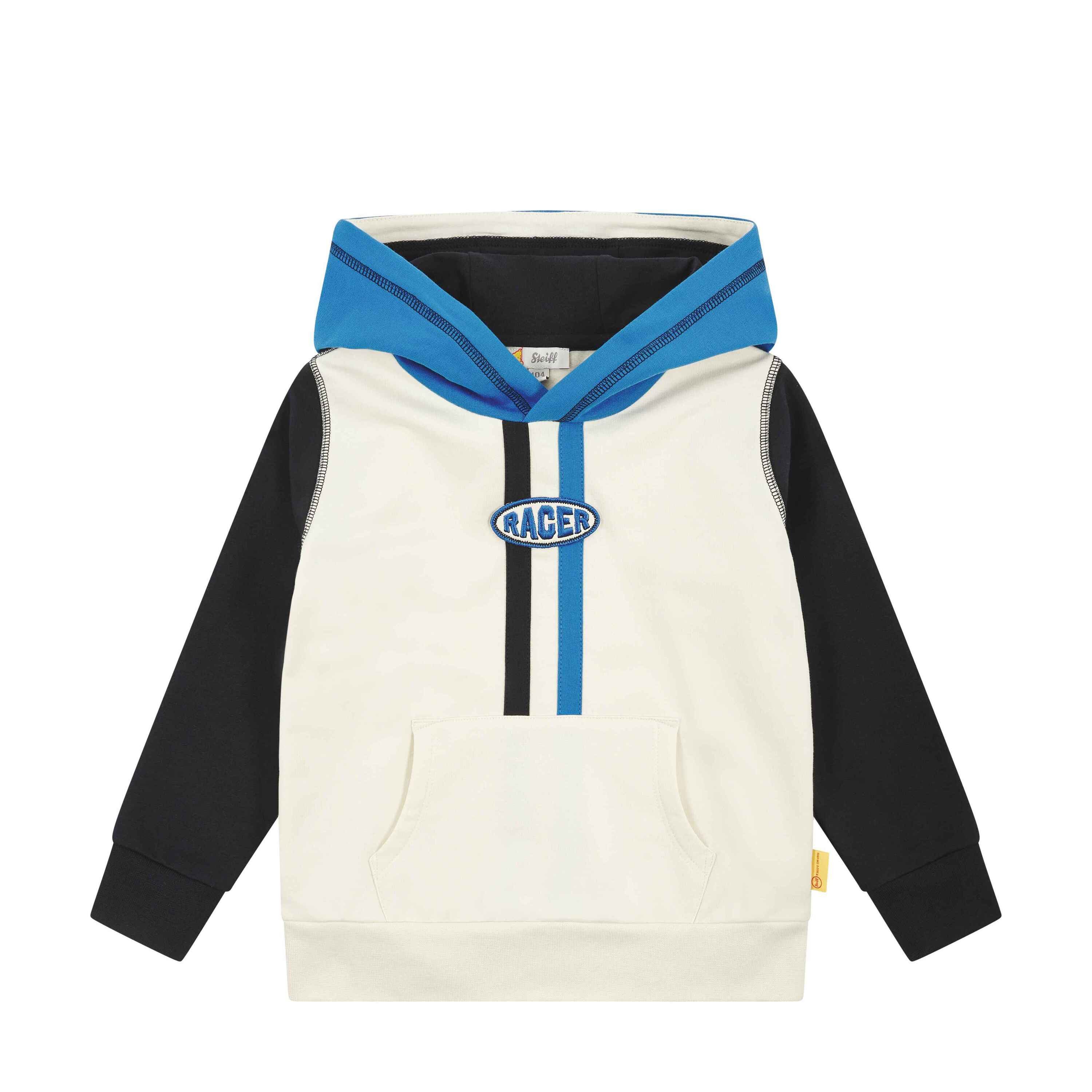 Steiff Sweatshirt Sweatshirt Racer, Lockere Passform für maximale